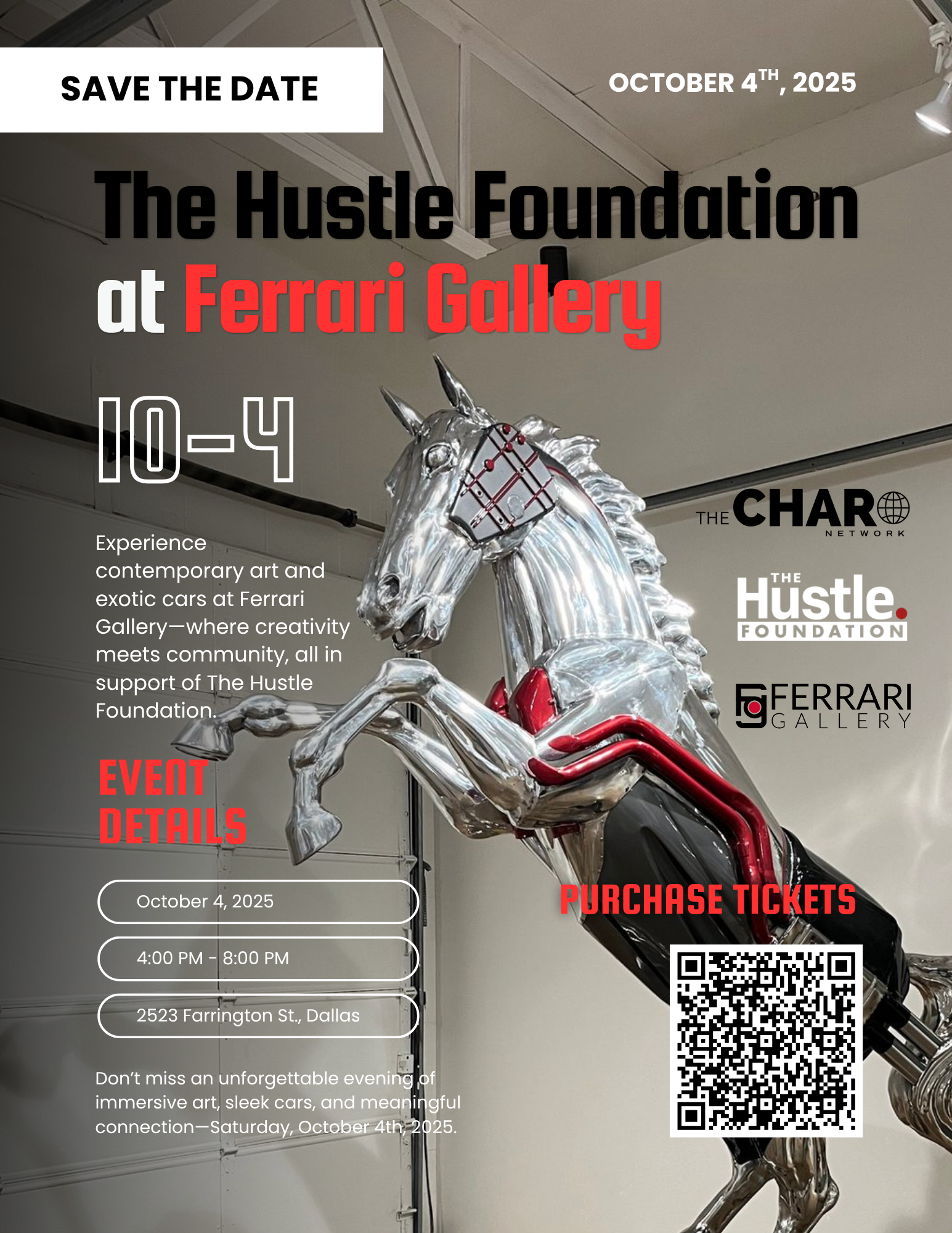 The Hustle Foundation at Ferrari Gallery Contemporary Art
