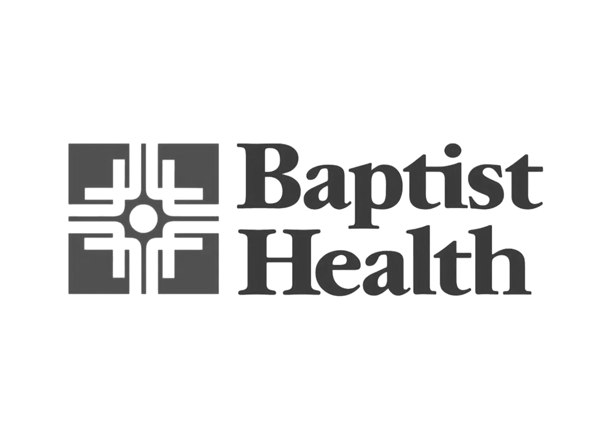 Text reading "JL Baptist Health" in black and gray lettering.