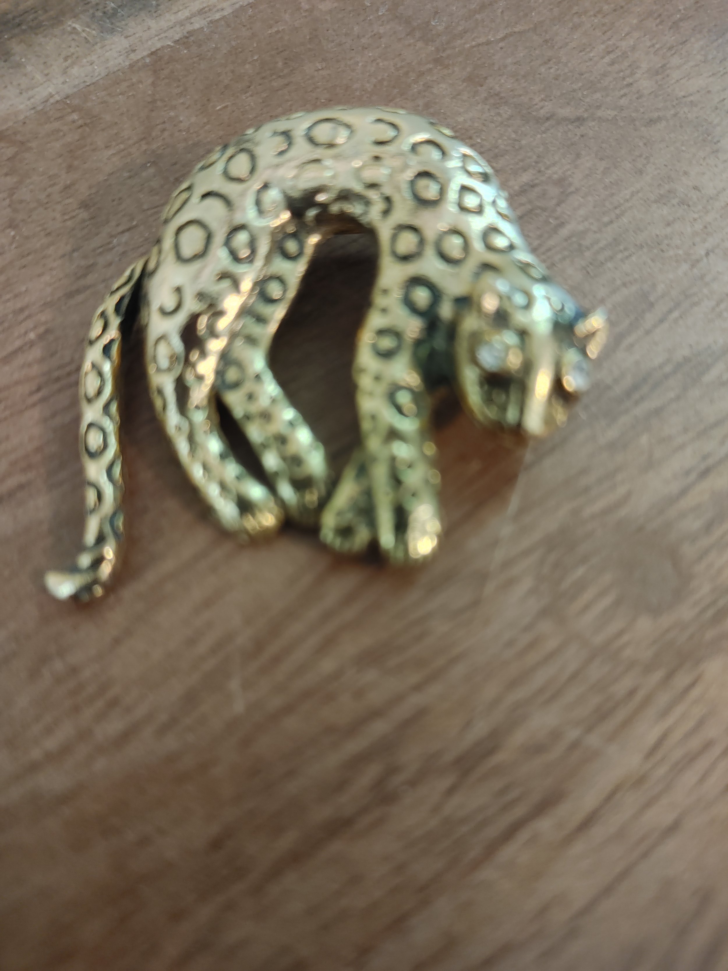 Vintage Leopard Brooch