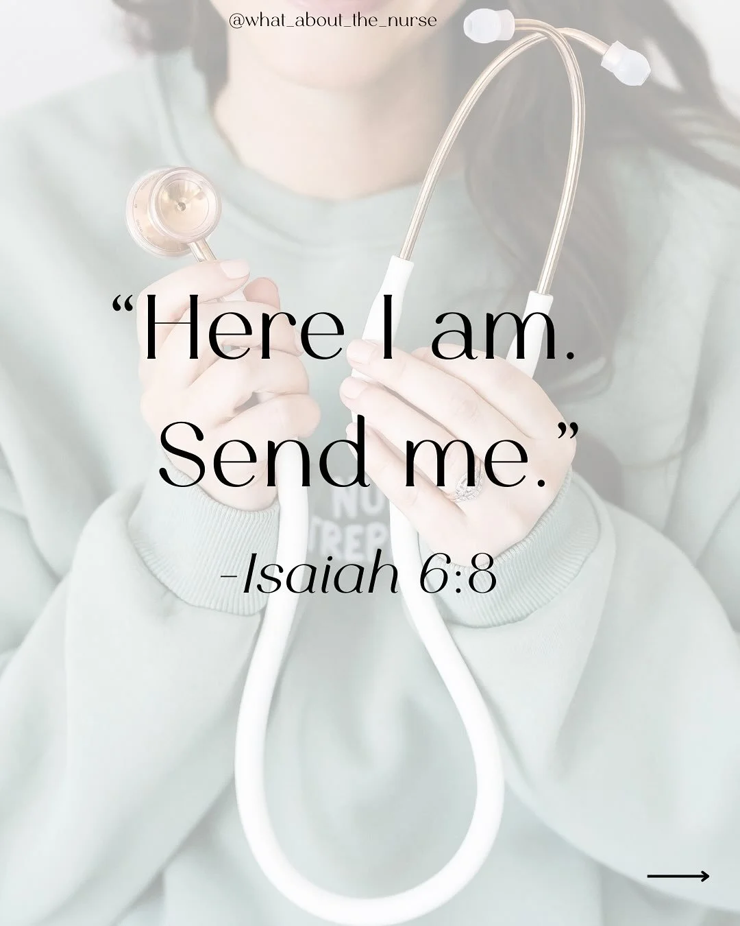 &ldquo;Then I heard the voice of the Lord saying, &lsquo;Whom shall I send? And who will go for us?&rsquo; And I said, &lsquo;Here I am. Send me.&rsquo;&rdquo; 
-Isaiah 6:8

You walk into every shift not knowing what you&rsquo;ll face...a crashing pa