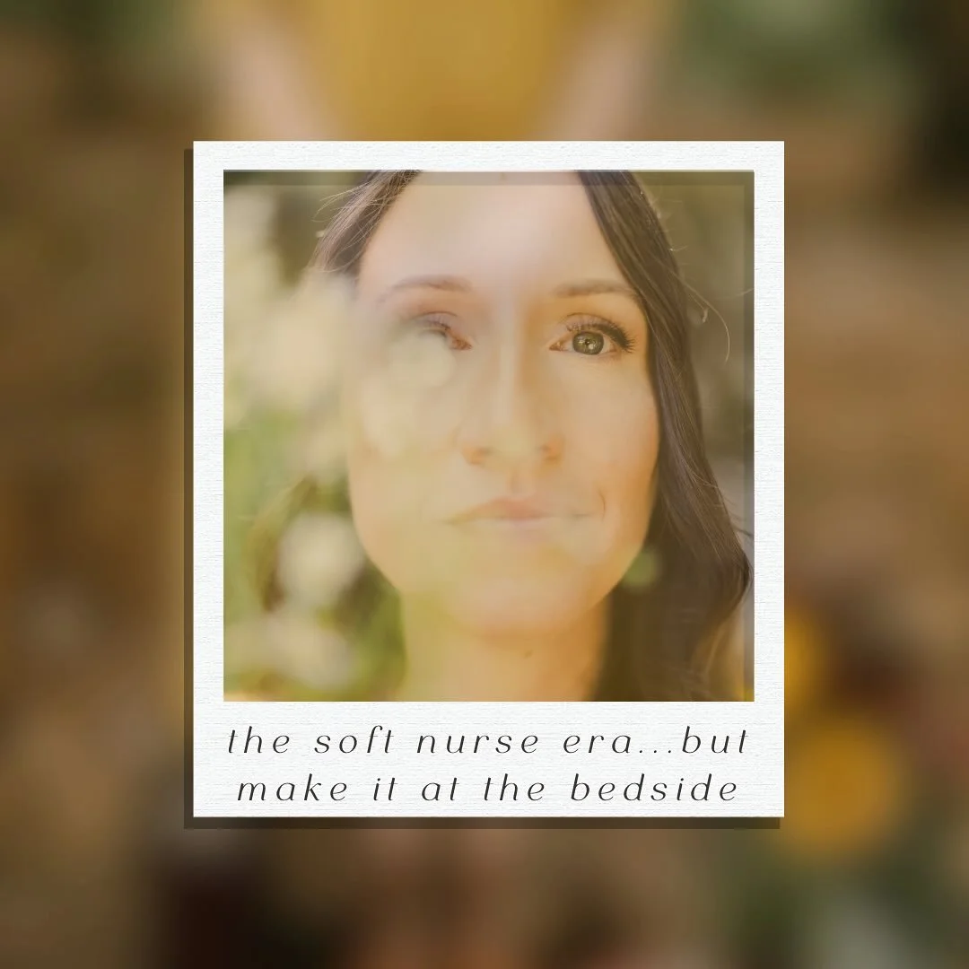 ✨THE SOFT NURSE ERA&hellip;BUT MAKE IT AT THE BEDSIDE✨

🩺 You don&rsquo;t have to leave the hospital to be in your Soft Nurse Era&hellip;

I recently saw a nurse&rsquo;s post on IG how she was in her &ldquo;soft nurse era,&rdquo; working a remote jo