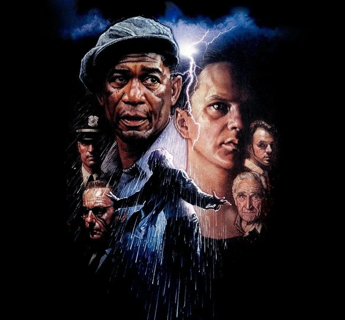 Poster of the characters from the film The Shawshank Redemption