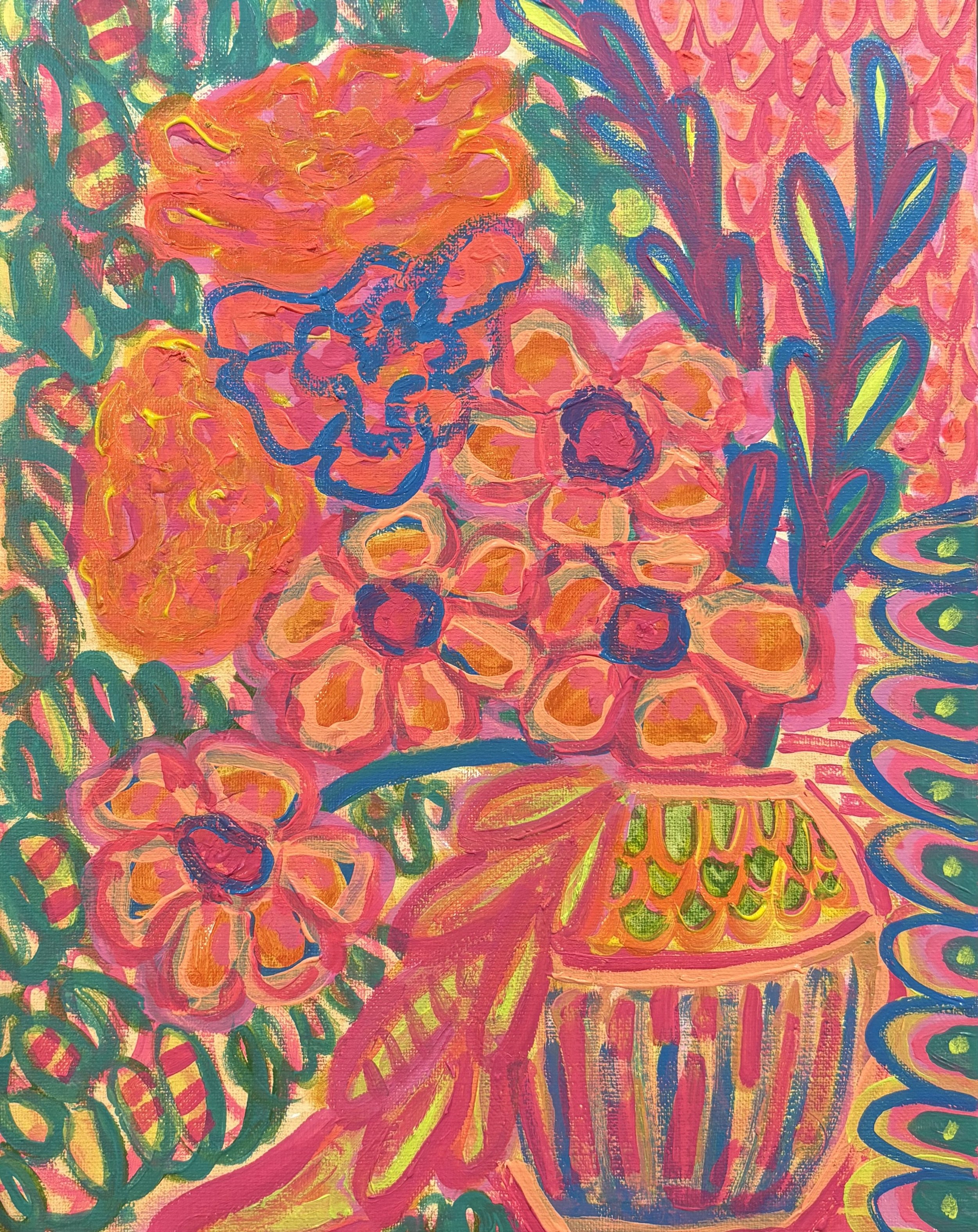 The Orange Flowers for a Friend!