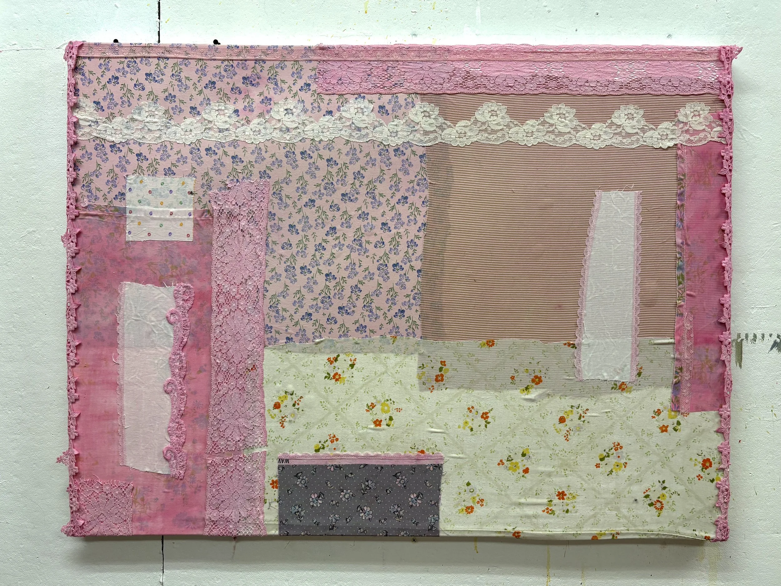 Stretched for the Public, waiting to be held.