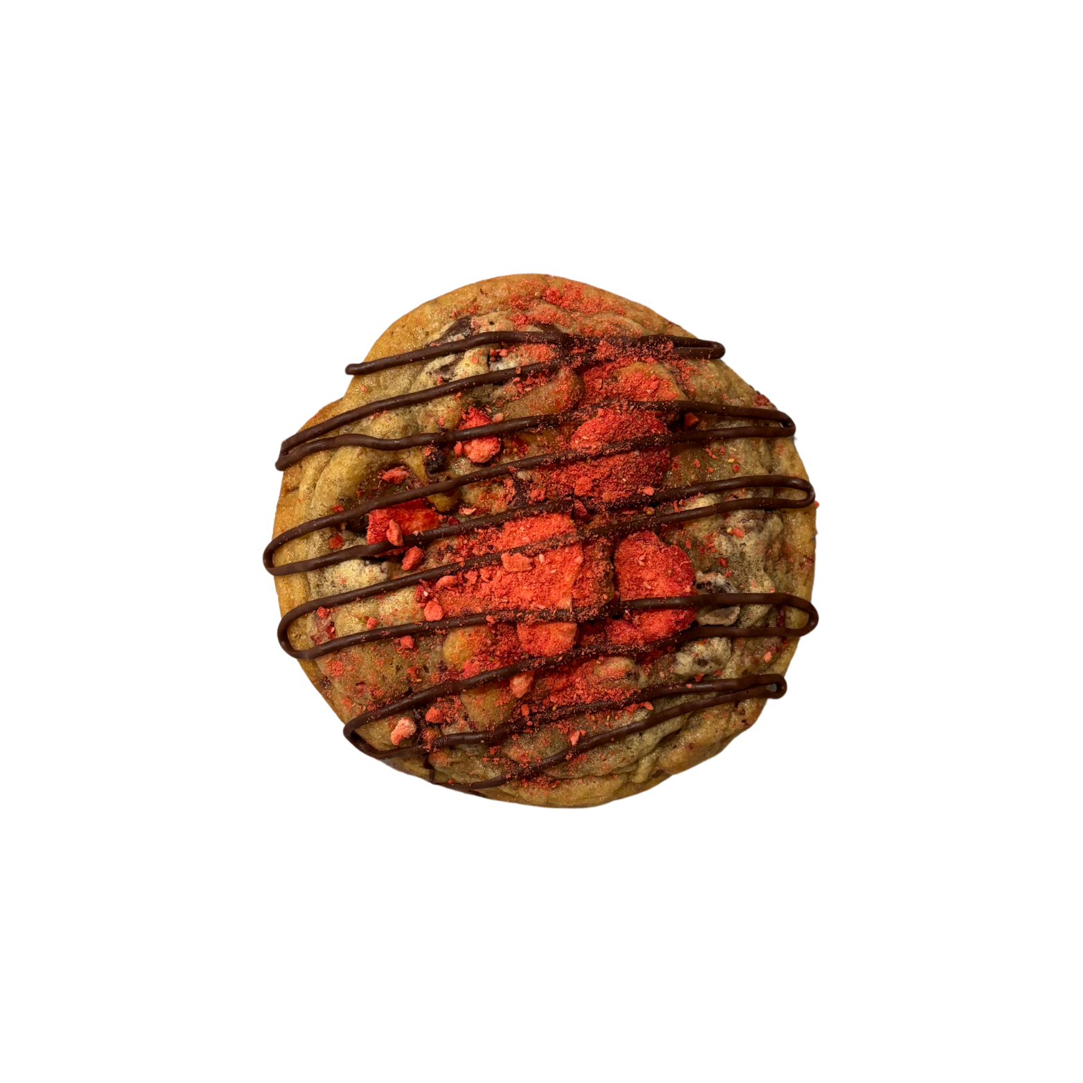 Chocolate Bottom Chocolate-Covered Strawberry Cookie