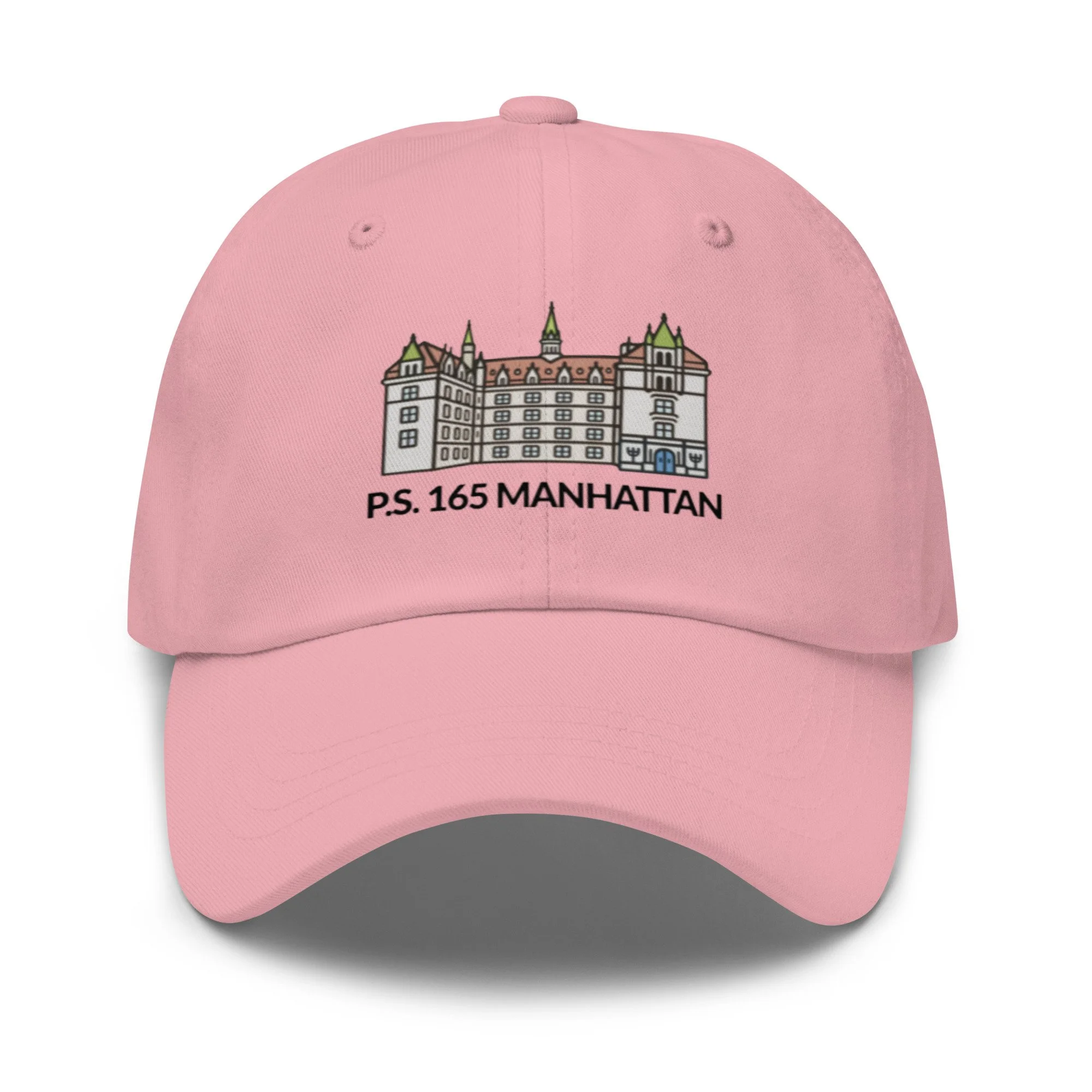 Unisex 100% Cotton Twill Baseball Cap P.S. 165 Building