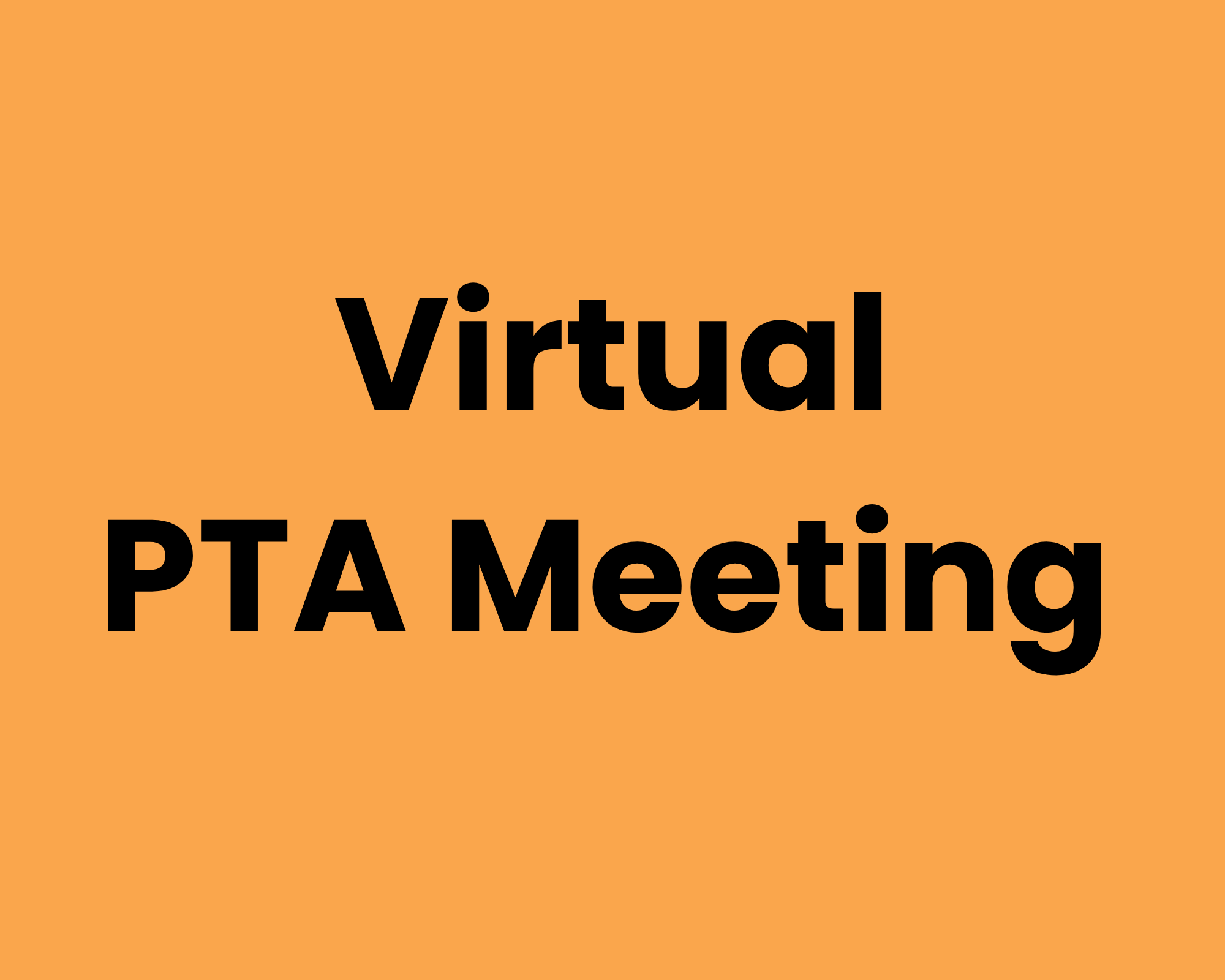 PTA Virtual Evening Meeting