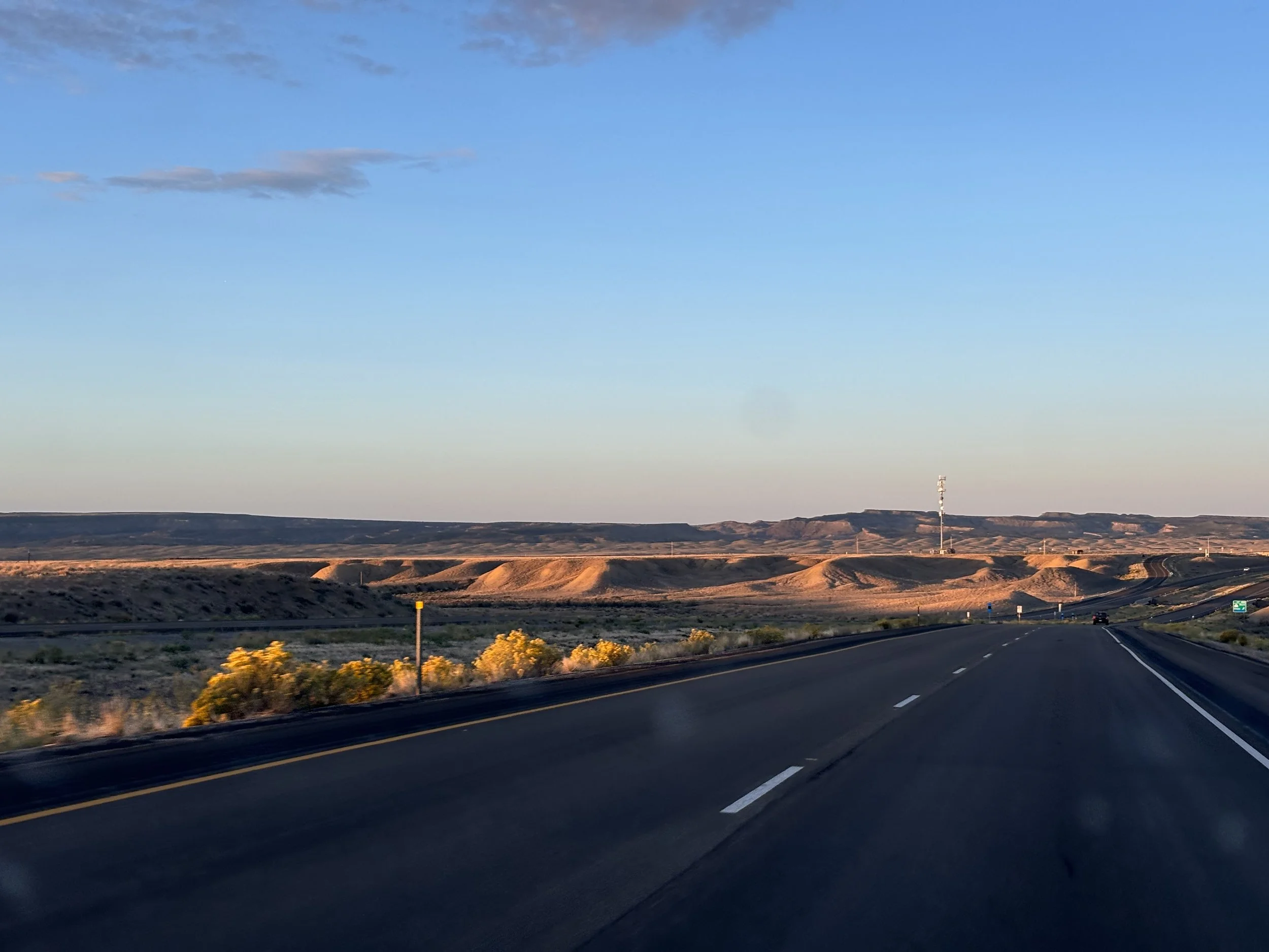 The Utah landscape in the early morning sun is simply stunning.