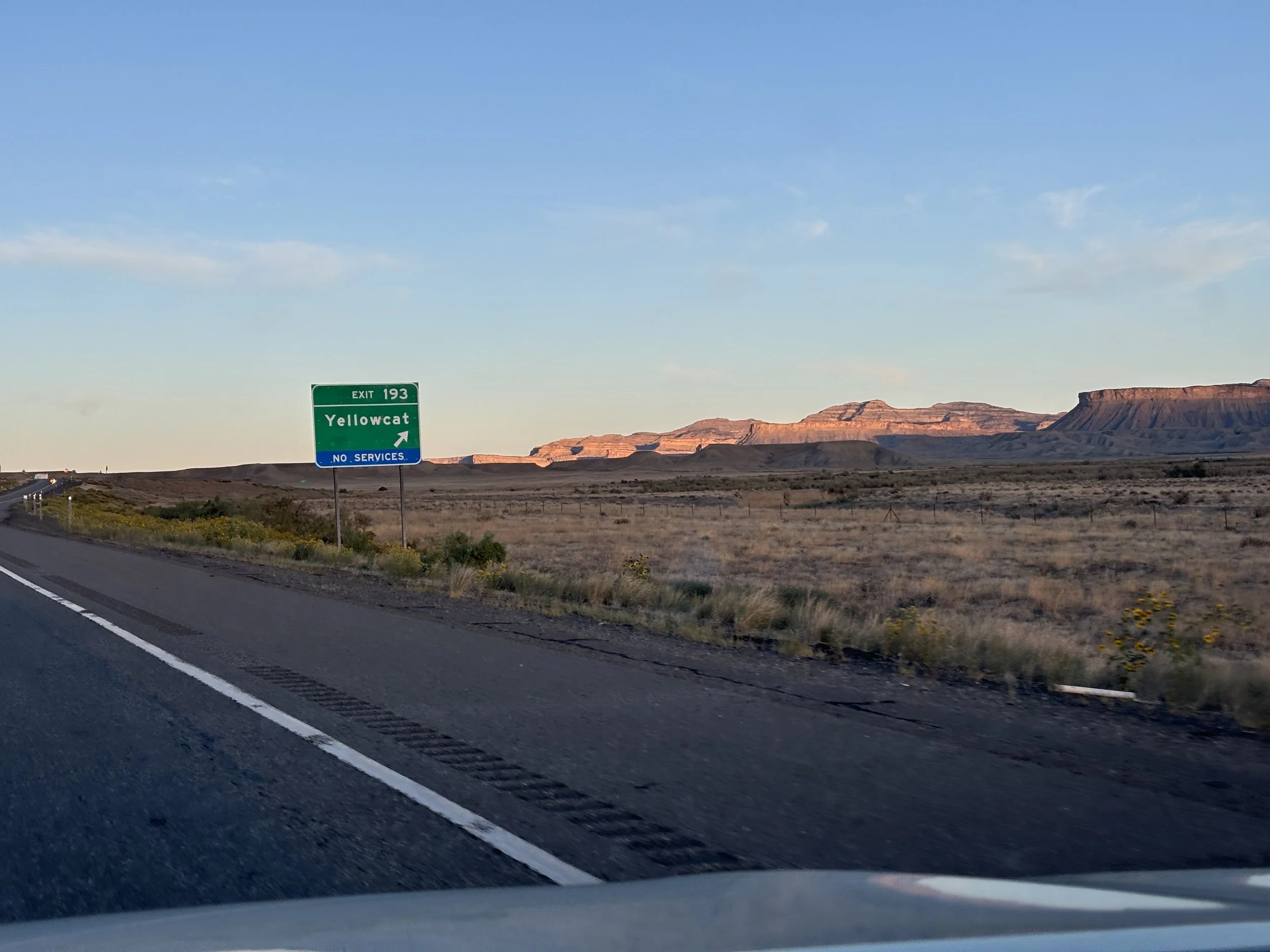 I love the road signs in the desert