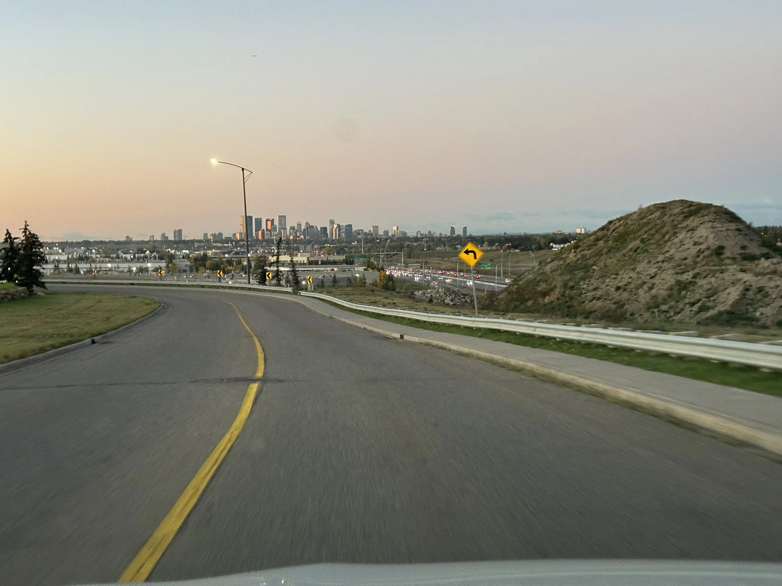 Calgary sunrise on my last day.