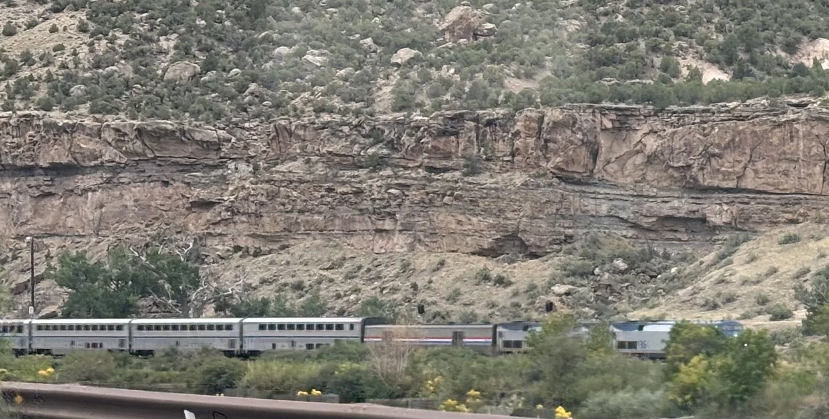 Amtrak heading East