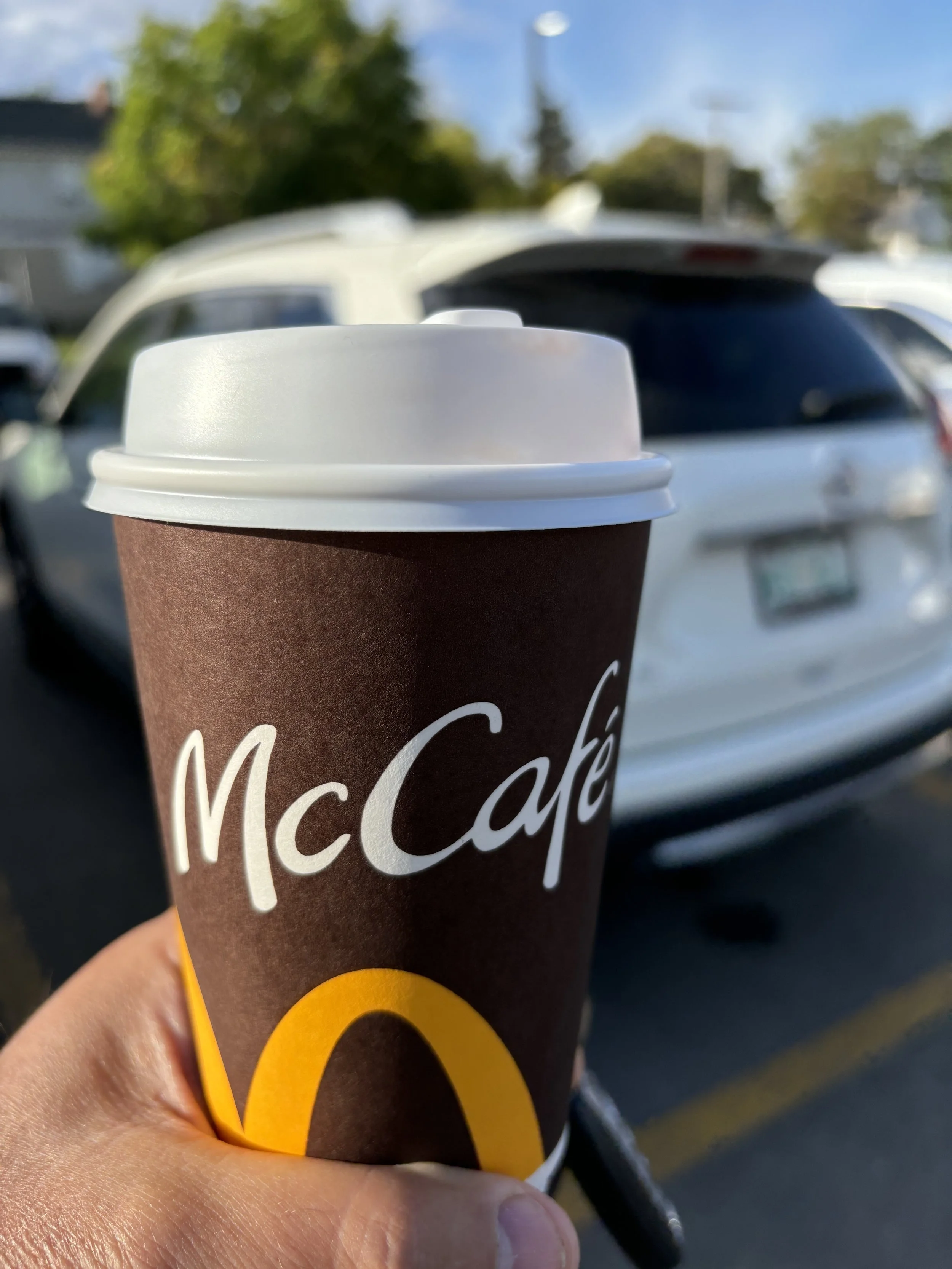 Quick stop for fuel and caffeine in Moose Jaw