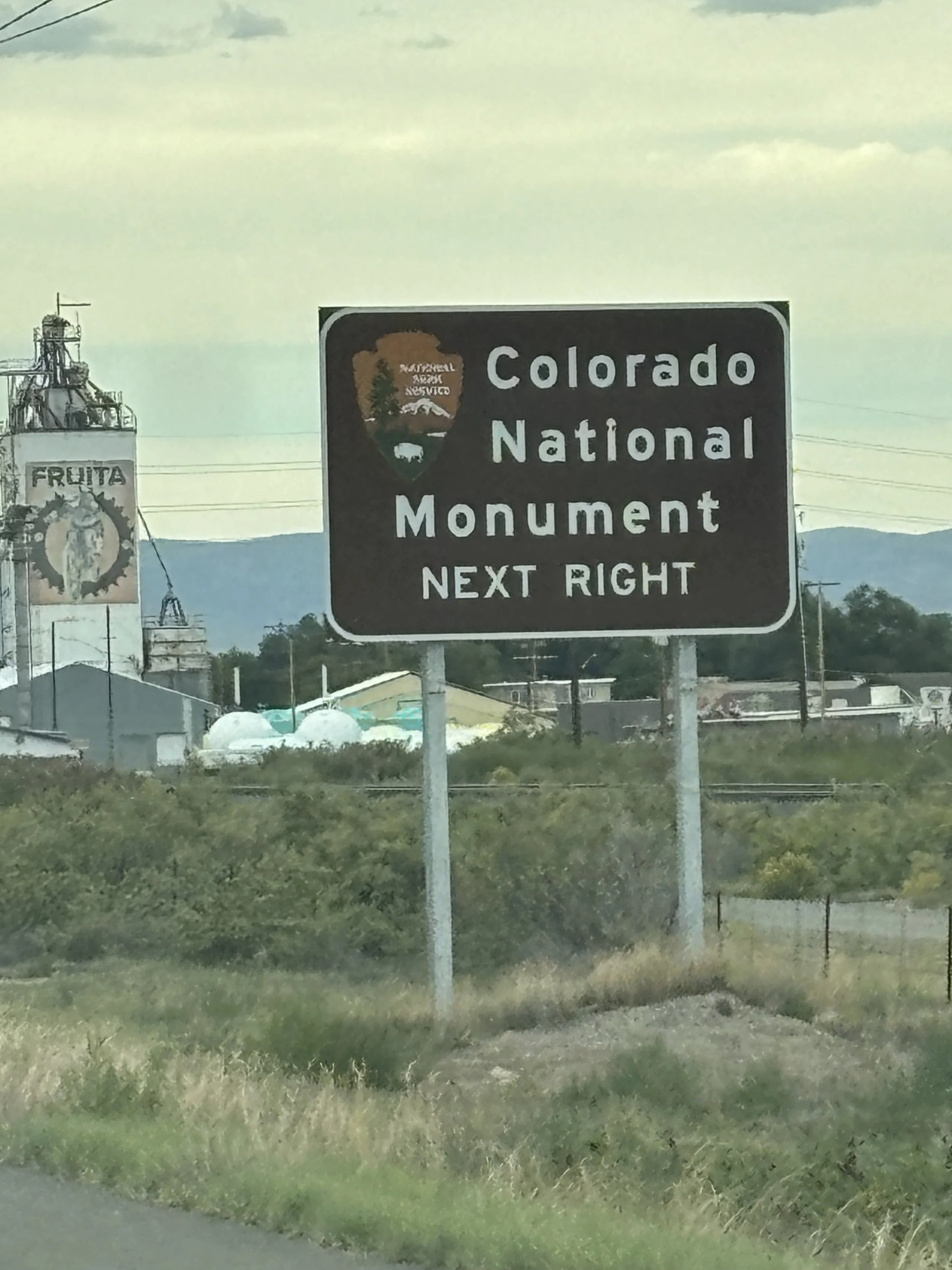 The town of Fruita where I'm spending the night