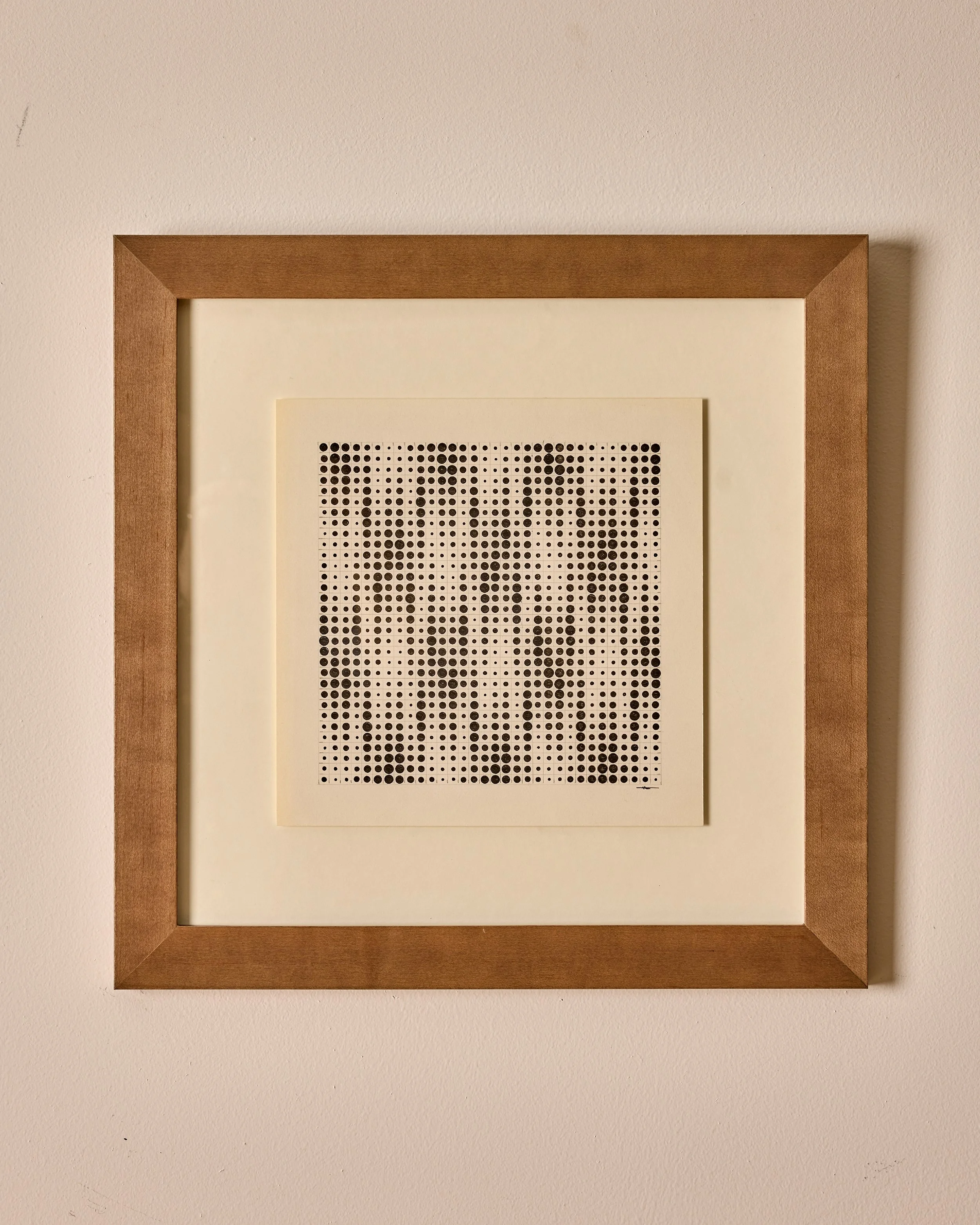 Black abstract ink drawing on paper.