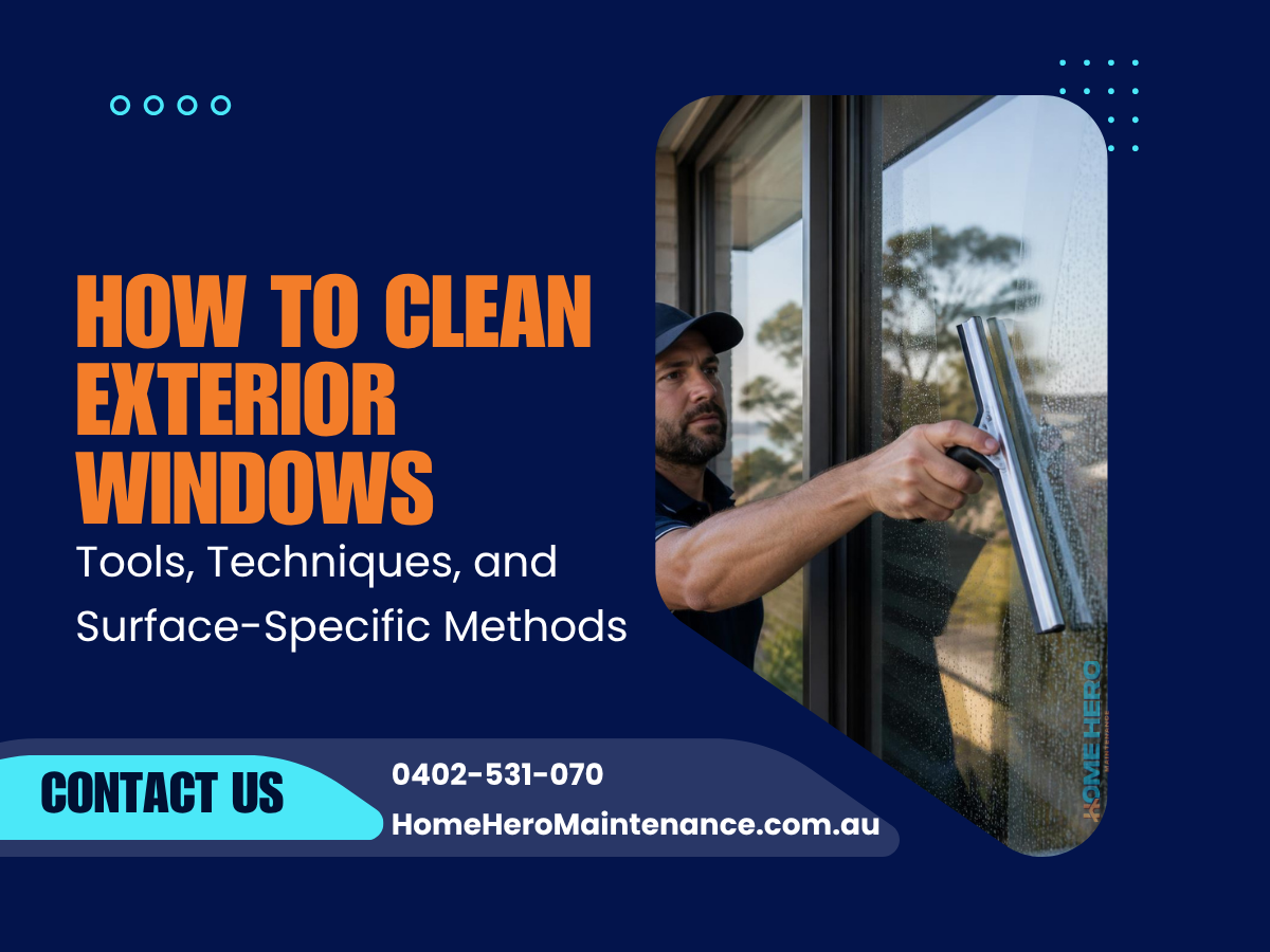How to Clean Exterior Windows