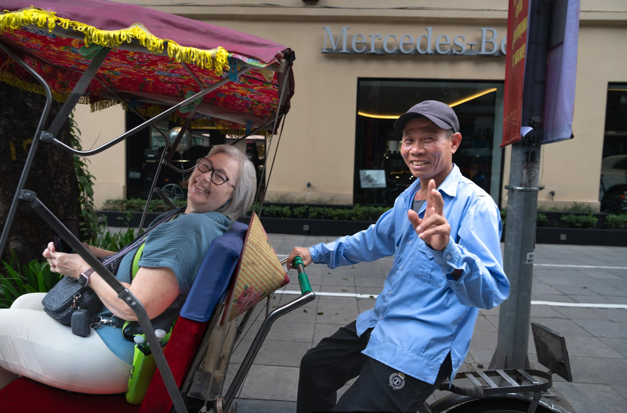 Rickshaw Driver in Hanoi