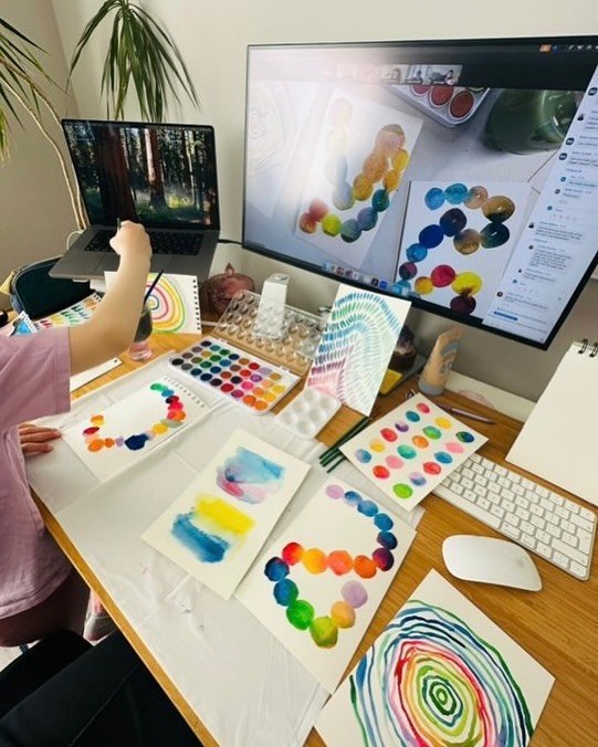 We&rsquo;ve taught our Watercolor Meditations experience several times this month, and I&rsquo;m continually reminded why this experience is so meaningful.

This practice is designed to help you slow down, tune into yourself, and find a sense of calm