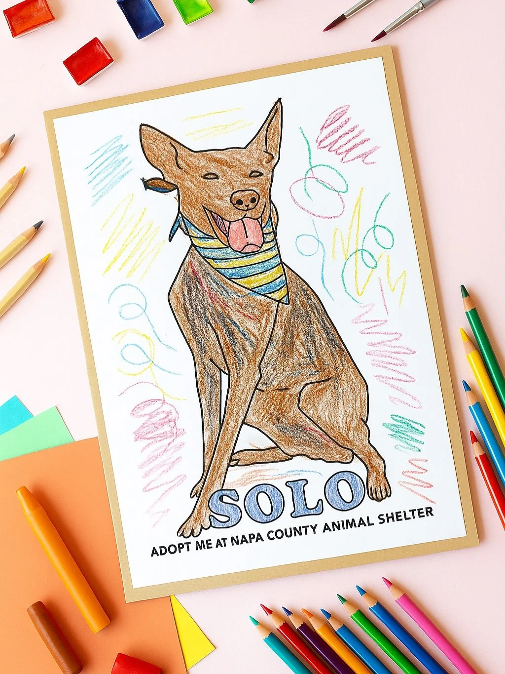 Color a little, breathe a little, and let stress fade into the lines and hues.

Research shows just 10&ndash;20 minutes of coloring can lower cortisol, ease anxiety, and lift your mood. Pair that with supporting shelter dogs? That&rsquo;s a true win&
