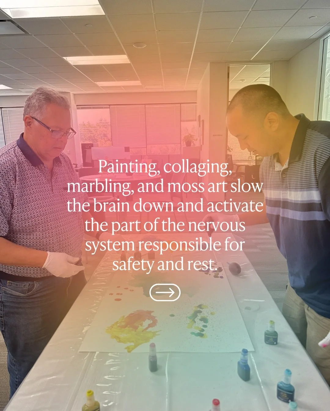 This is THE time for art.

There&rsquo;s so much research showing how powerful analog art-making is for our mental health&mdash;how using our hands helps regulate the nervous system, quiet the mind, and bring us back into the present moment.

This is