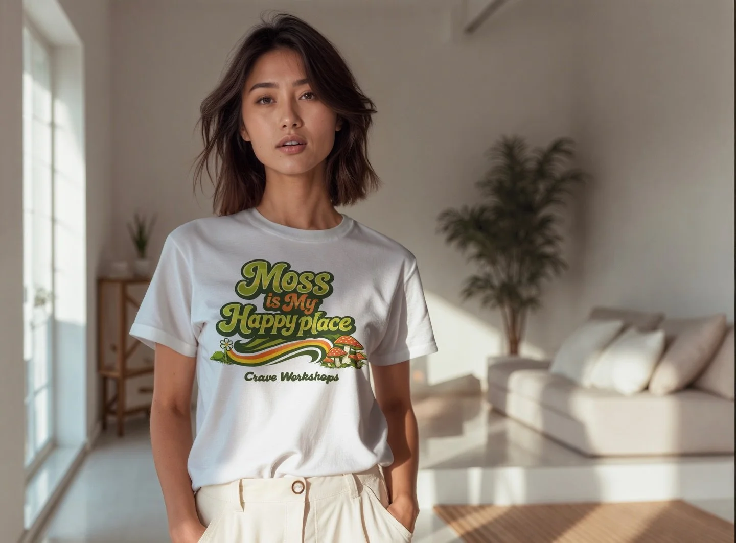 Excited to celebrate 🌿 Earth Month with something a little extra.

For any event organizer that books a Living Moss experience (or any of our signature experiences) in April (and into May), we&rsquo;ll be sending a custom Crave t-shirt your way&mdas