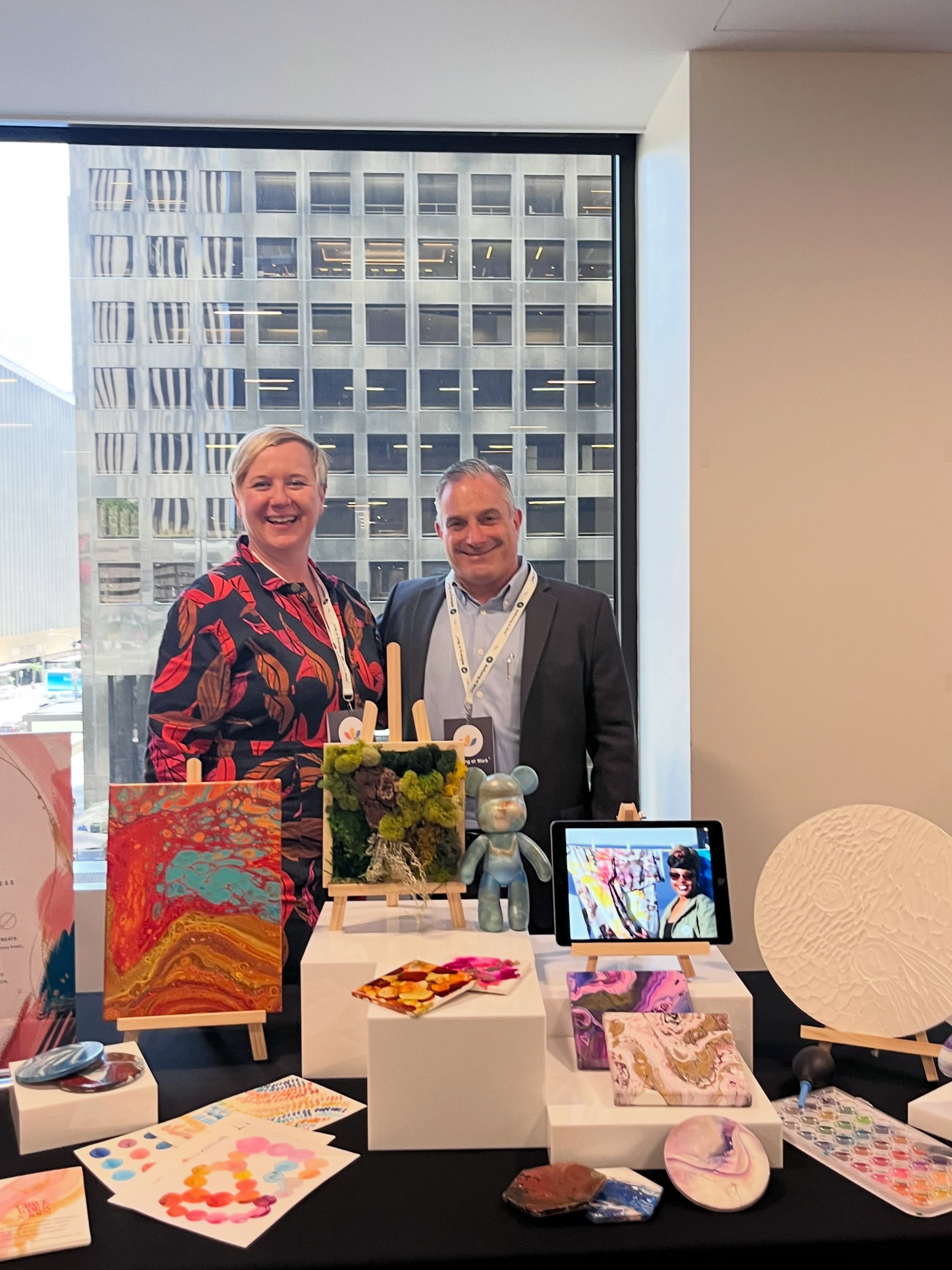 Got back from Los Angeles and still processing what a full, expansive experience the Wellbeing at Work Summit was.

It wasn&rsquo;t just one role&mdash;it was everything at once. Speaking, hosting a hands-on art workshop, and holding a table where I 