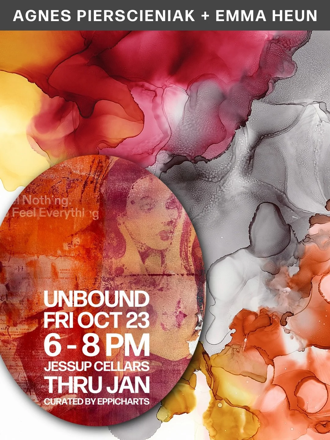 ✨ UNBOUND | An Art Exhibition ✨

I&rsquo;m so excited to invite you to the opening of UNBOUND, a new exhibition featuring my artwork alongside the work of artist Emma Heun!

This exhibition is especially meaningful to me as I&rsquo;ll be sharing seve