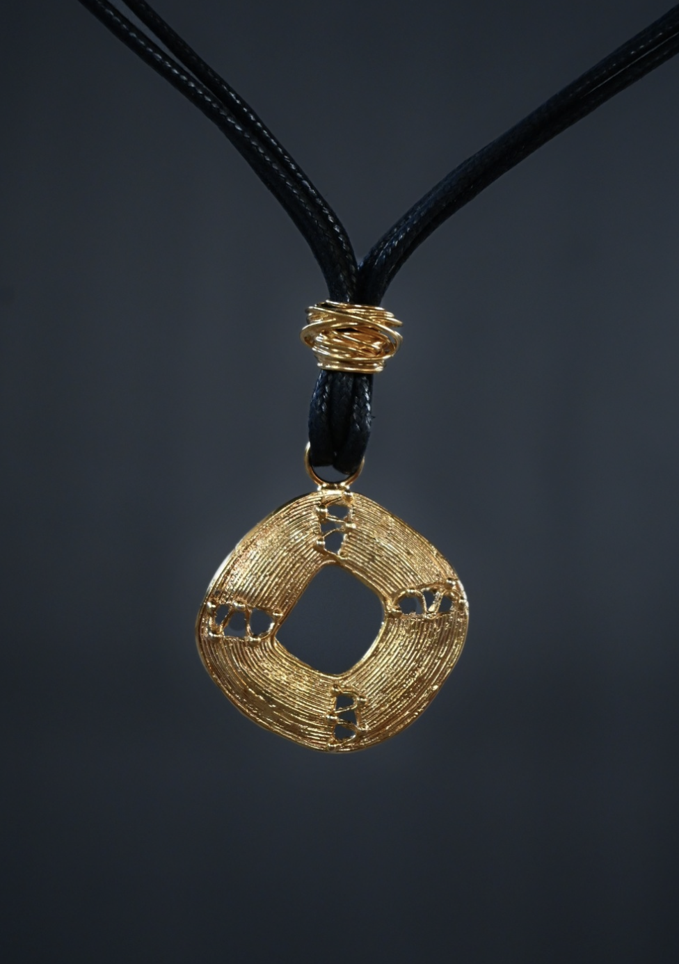 Drop Leather Necklace