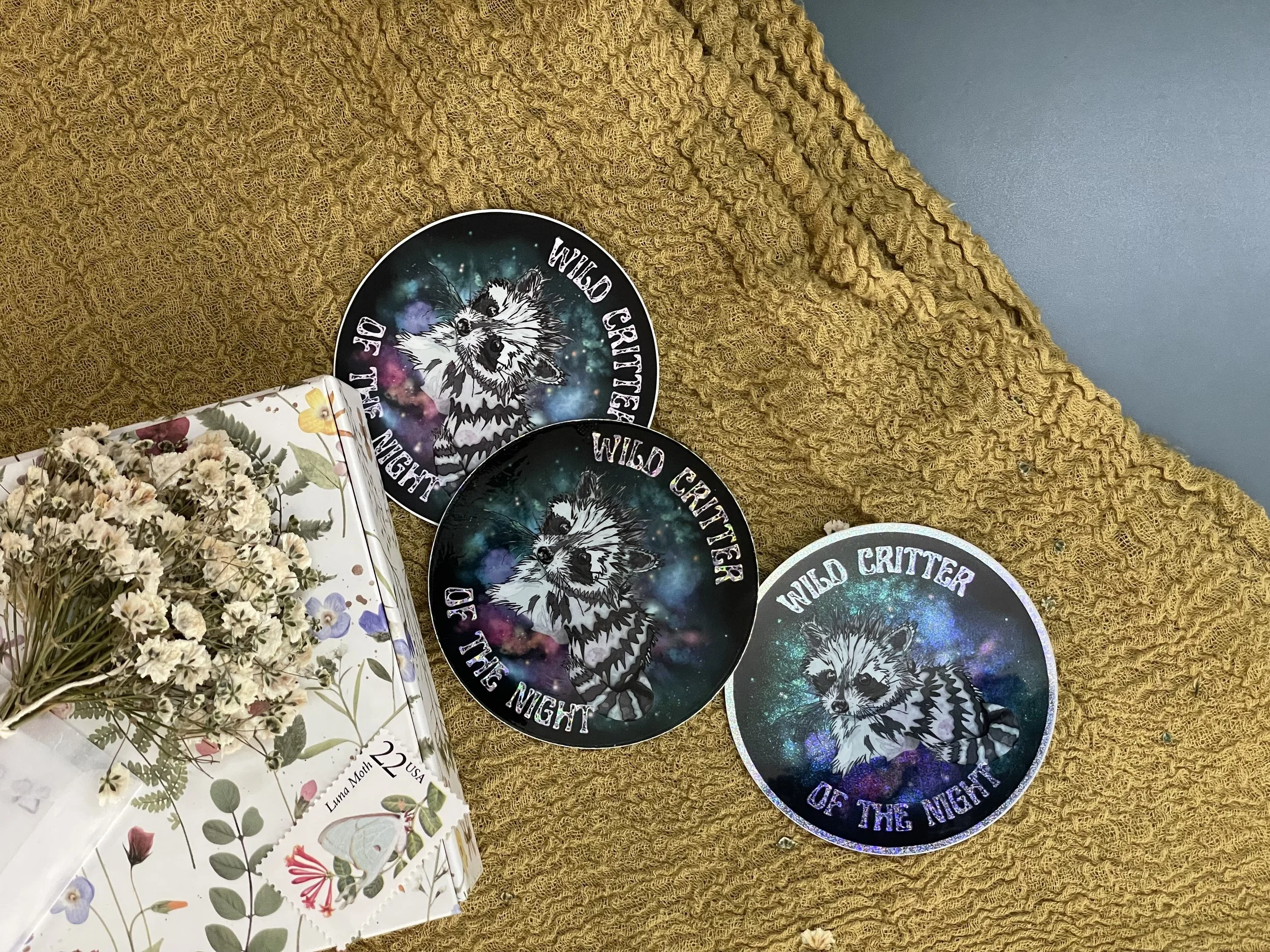 Wild Critter (Raccoon) Sticker