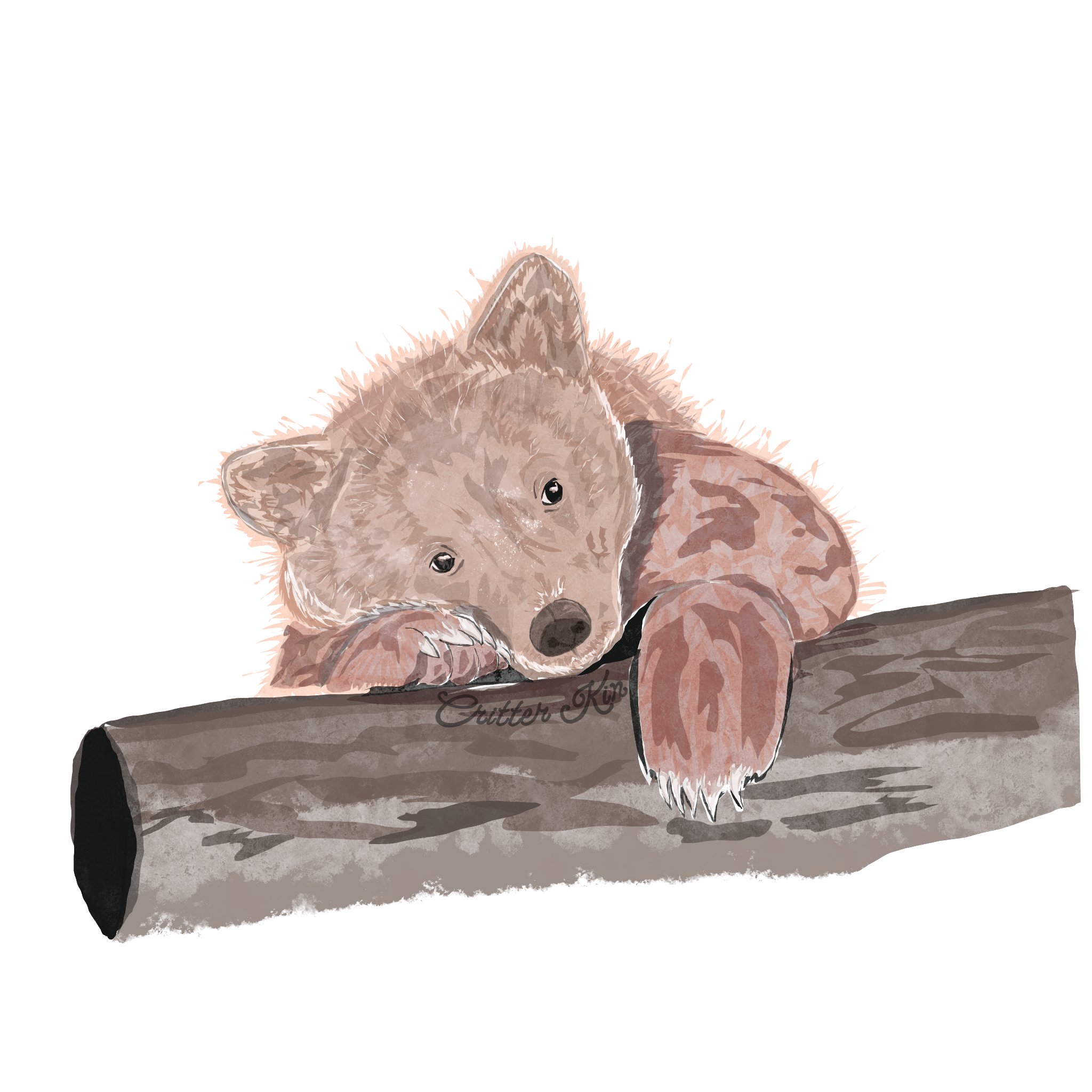 "Bear on Log", Early work in 2024