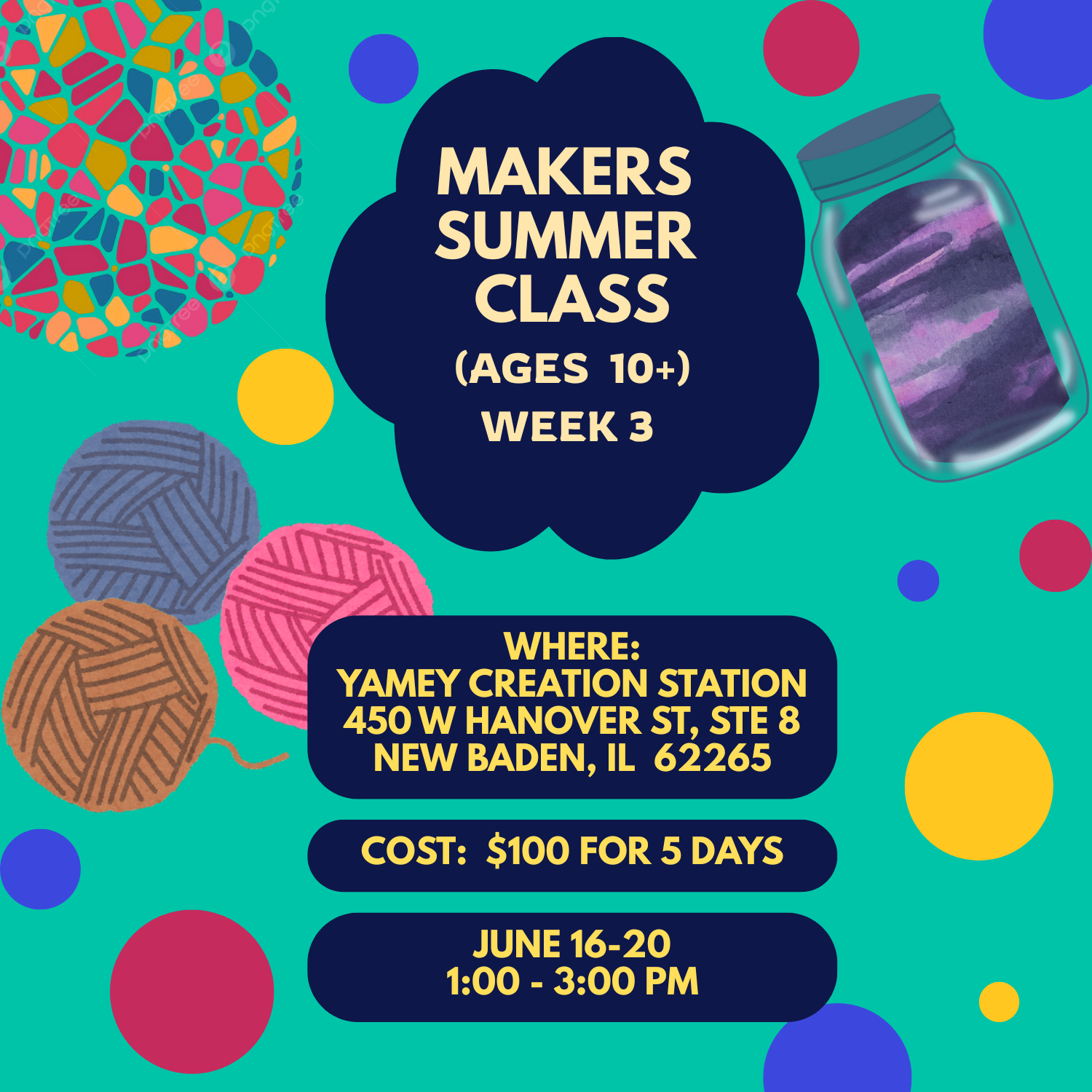 Summer Class 10+ Week 3