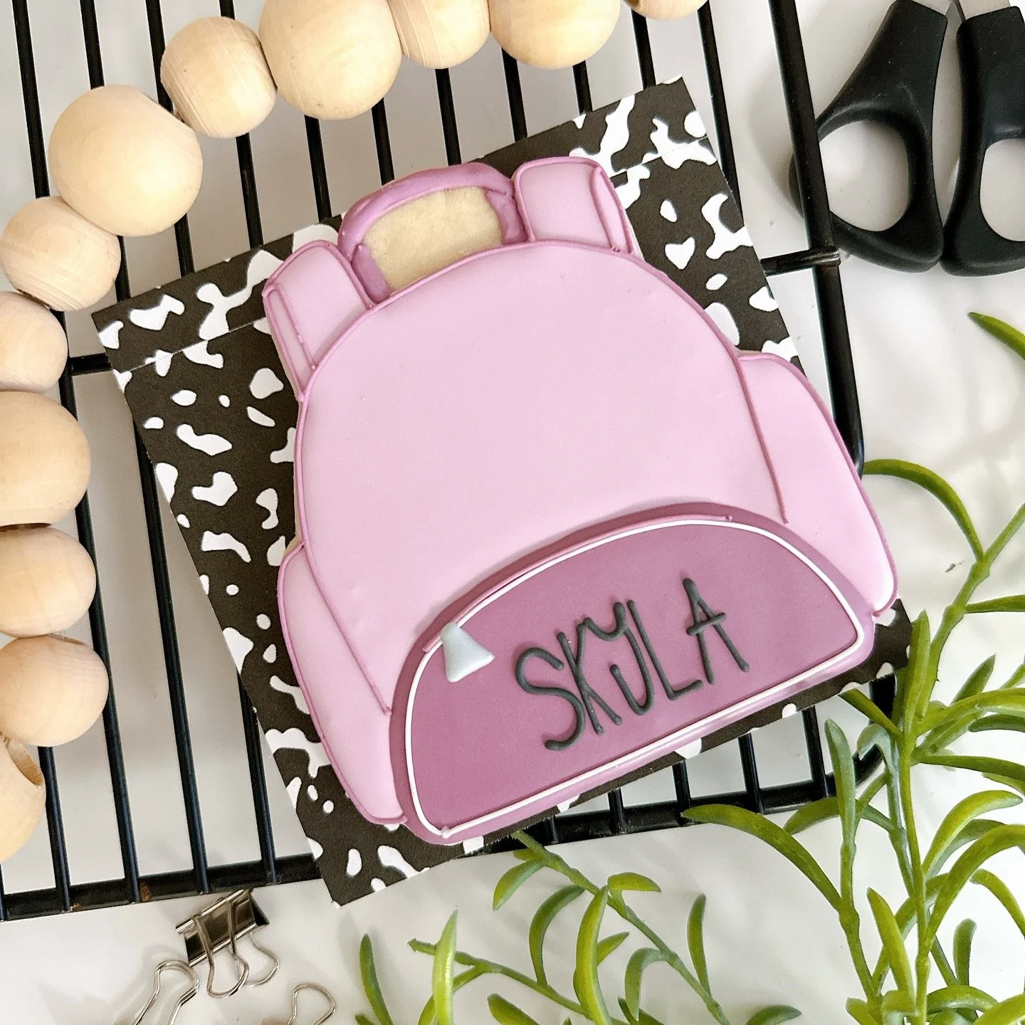Is there a better way to celebrate the first day of school than a personalized cookie for an afternoon snack? I don&rsquo;t think so ✏️🎒🩵

Presales close Friday the 15th at 5pm! 

🔗 www.mbo.llc

#Michellesbakingobsession #shoplocaldurham #shoploca