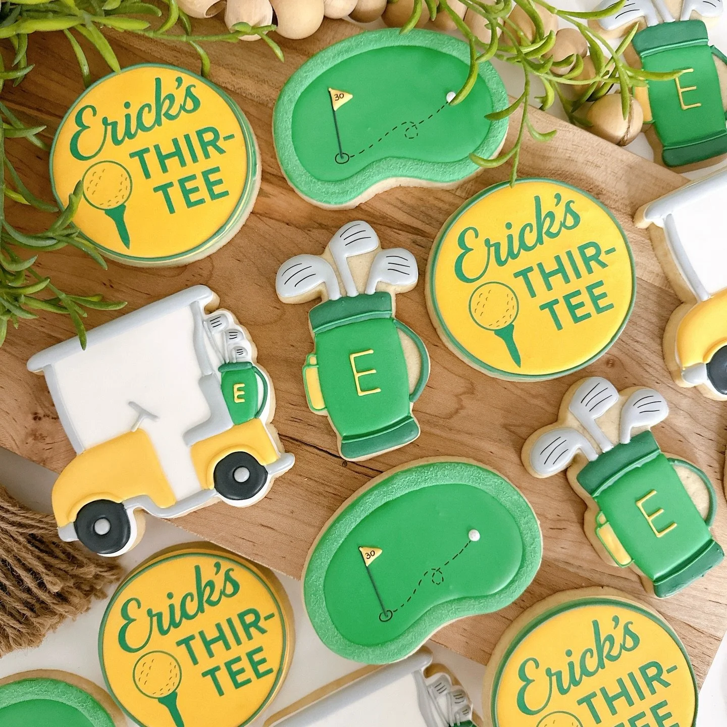 Erick&rsquo;s Thir-Tee ⛳️ I love all these original themes 🤩

#Michellesbakingobsession #shoplocaldurham #durhamcookies  #smallbusinessdurhamnc #thirtee