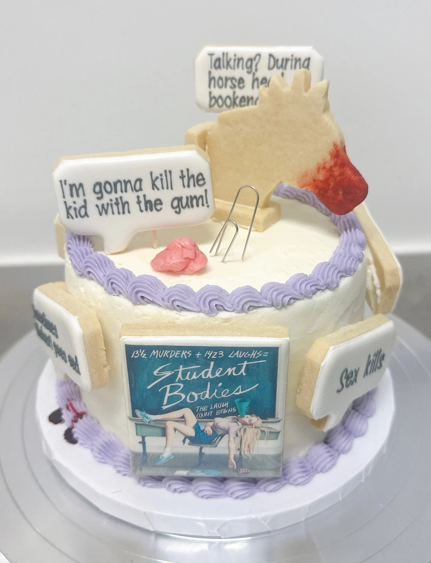 VOLUME UP ⬆️ 🔊

You won&rsquo;t understand this cake, nor will you know what the hell movie this is BUT&hellip;.this is my greatest creation EVER. Period. I don&rsquo;t make cakes but I made this for my sister&rsquo;s 48th birthday. We joke that thi