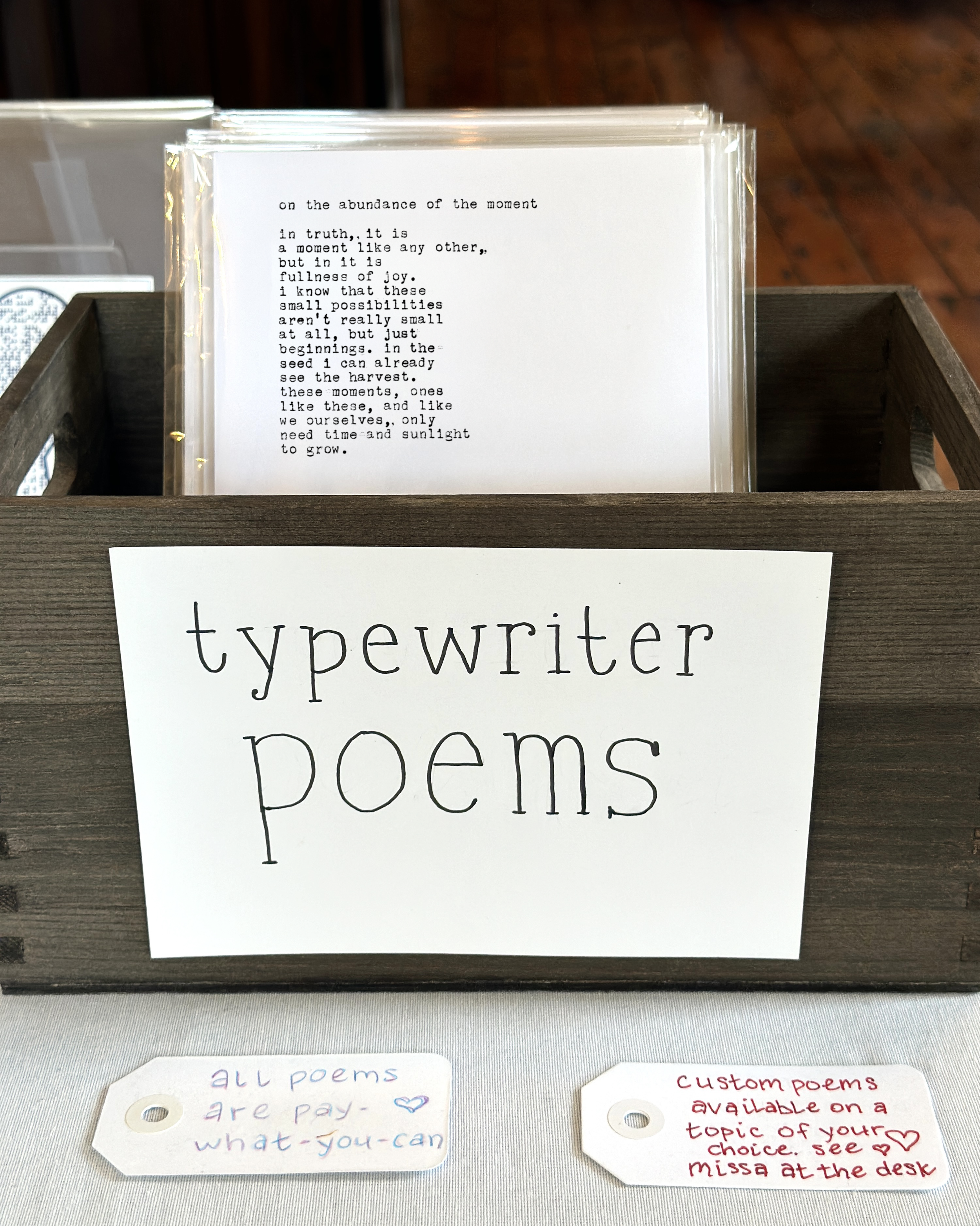 Typewriter Poem