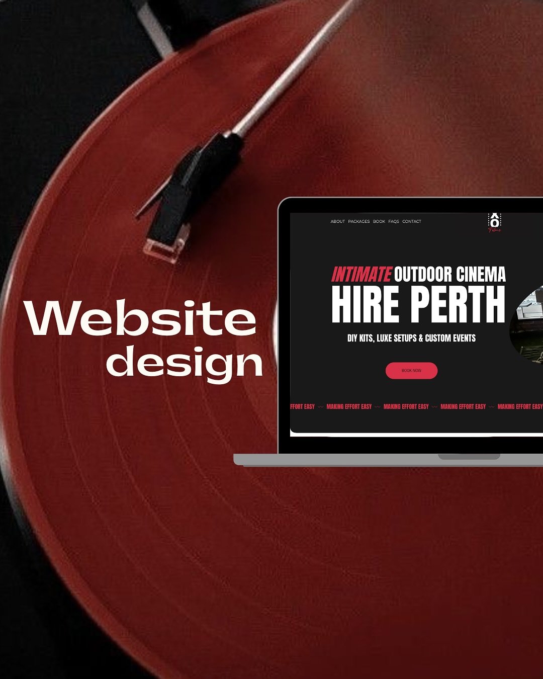 A sneak peak into a recent web design for @xoie.com.au with booking integration - i thoroughly enjoyed this! 🍿🎬

If you&rsquo;ve been thinking of a web revamp, get in touch! ☎️

#smm #websitedesign #perth #marketing