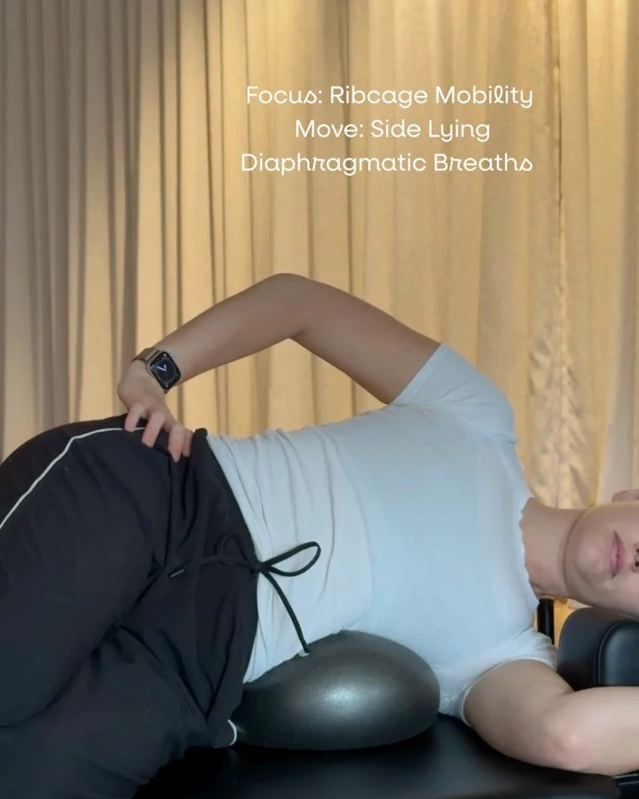 Some moves that showed up this week⭐️
As we have been building to side sit-ups (which is an extremely advanced move), week 4 has been all about building mobility, stability &amp; confidence!