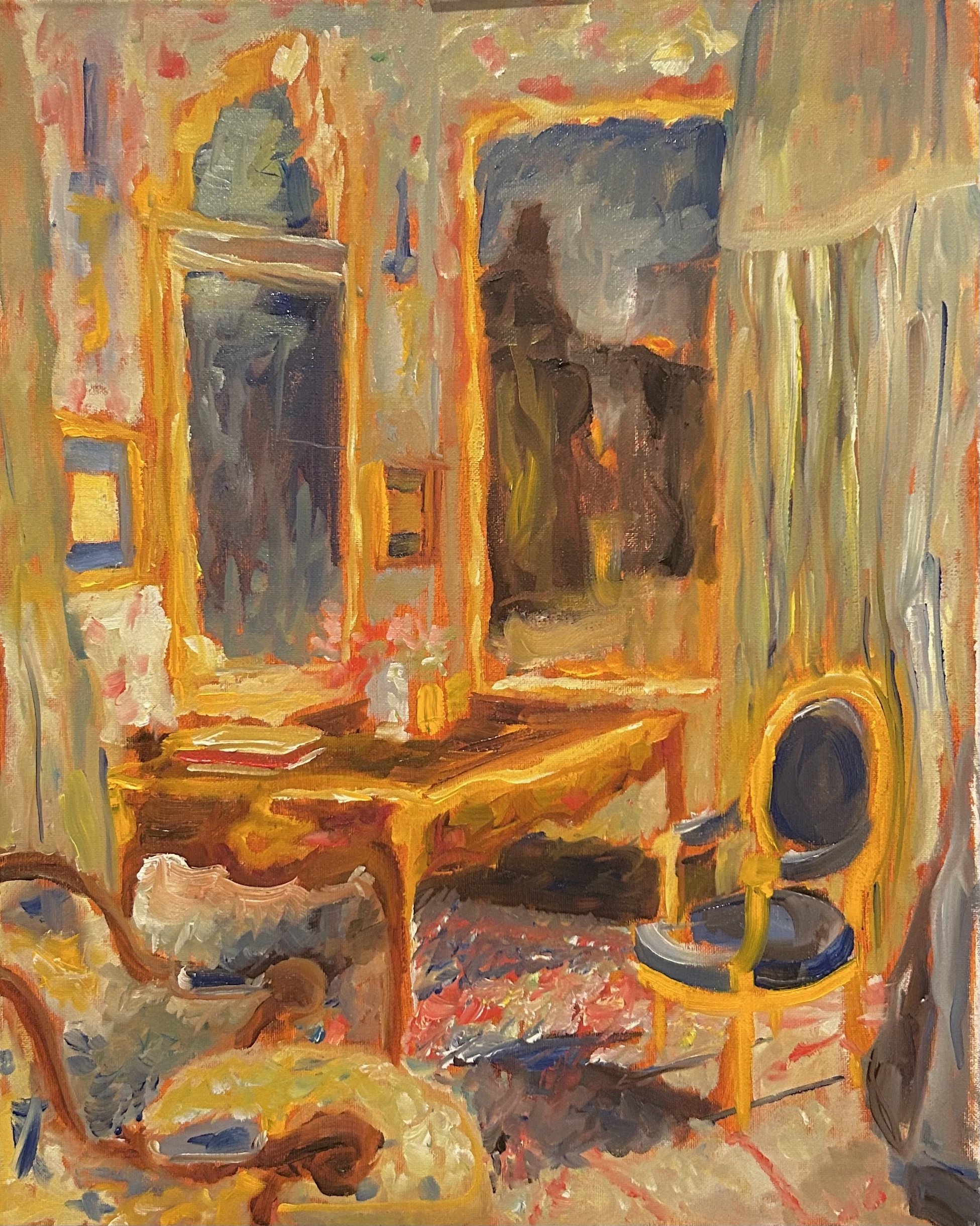 "The Living Room," Oil on Canvas, in / cm 2024