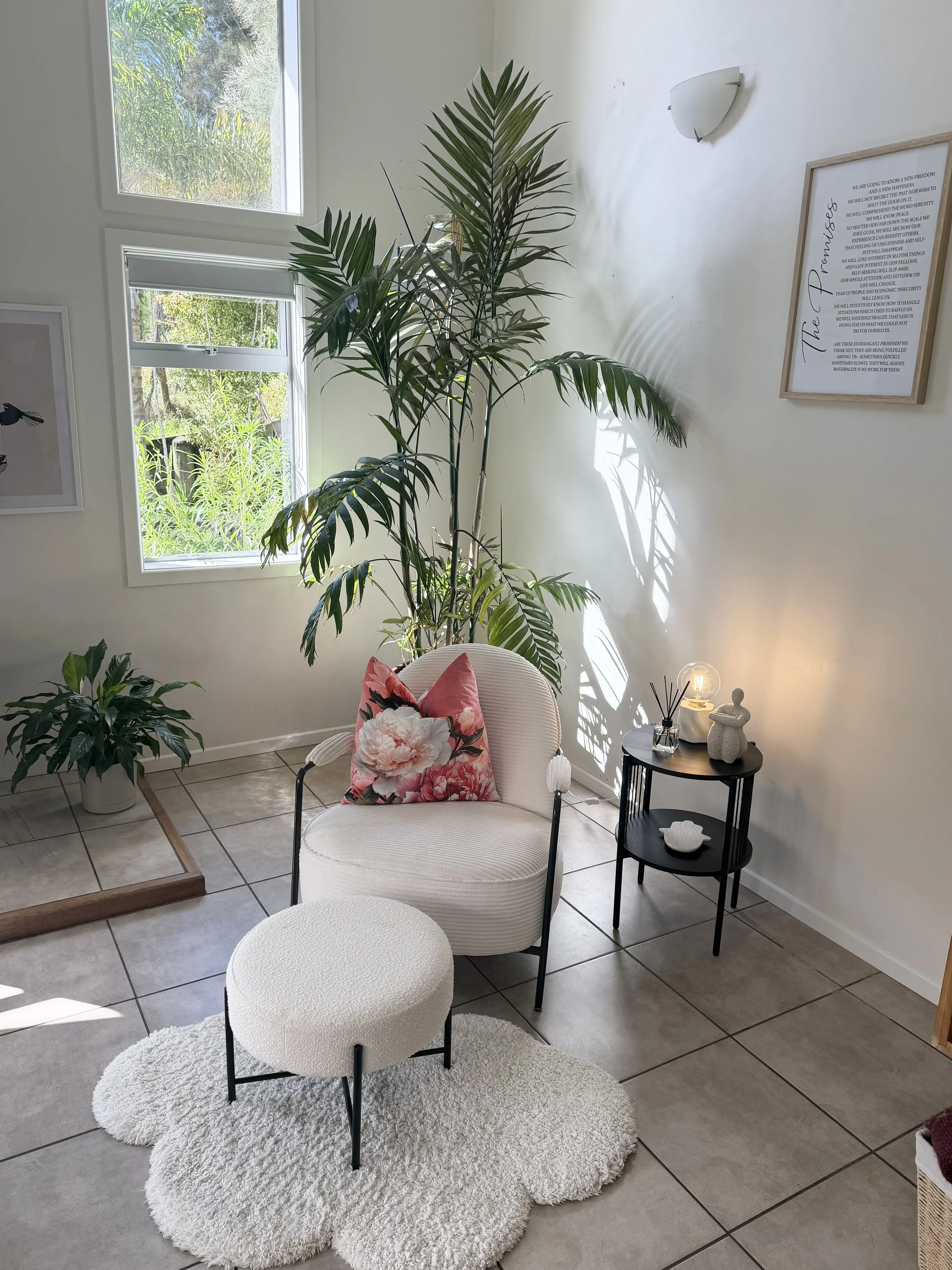 Cosy place in private rehab promoting relaxtion