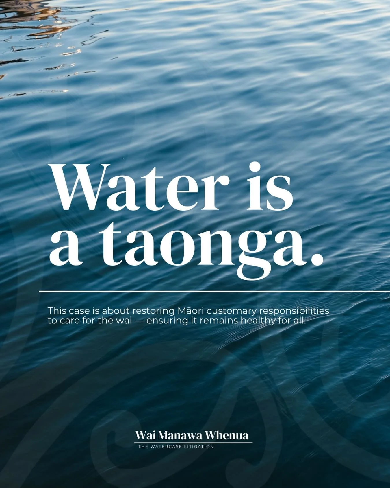 Media Release: Water is Life: A National Responsibility