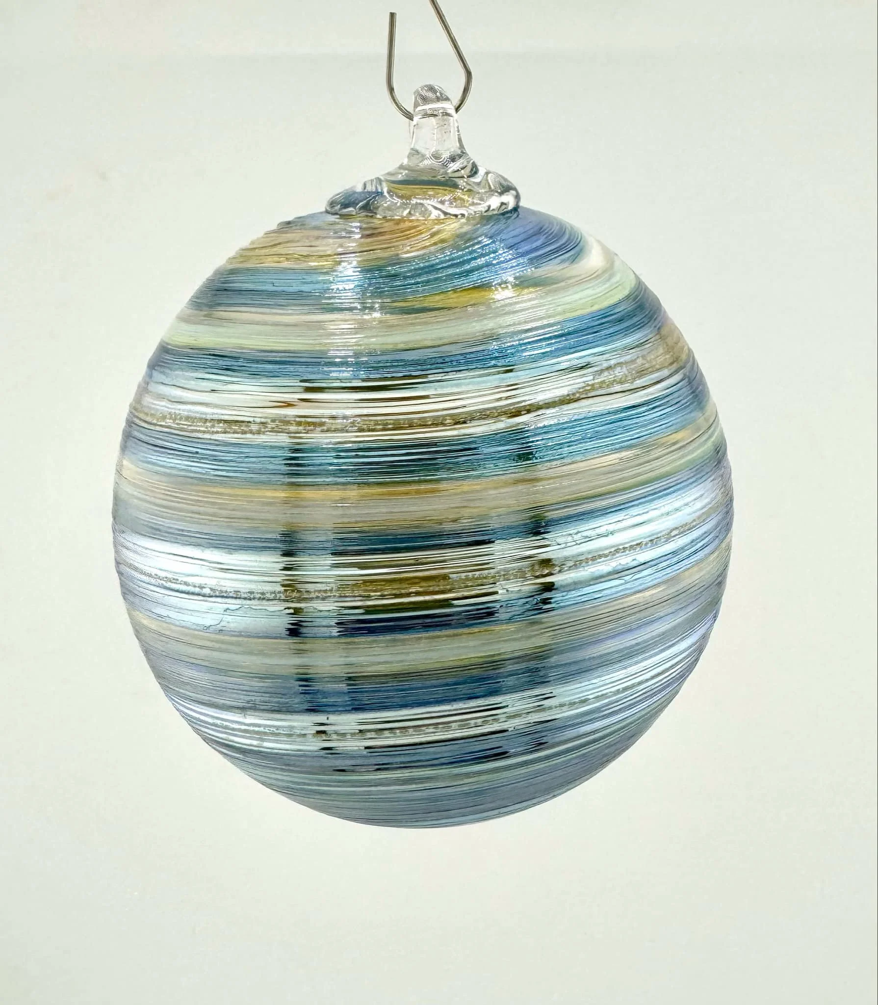 Tylan Twist Ornament - Blue/Gold