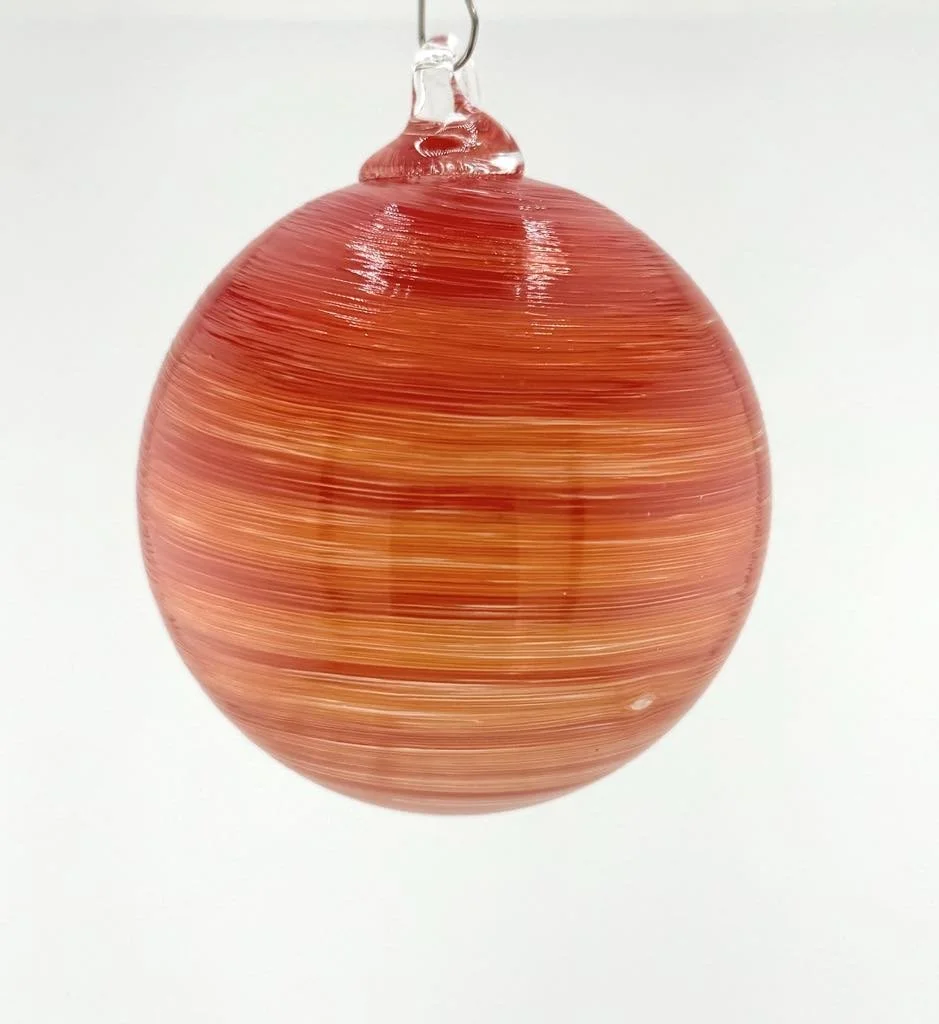 Tylan Twist Ornament - Red/Orange