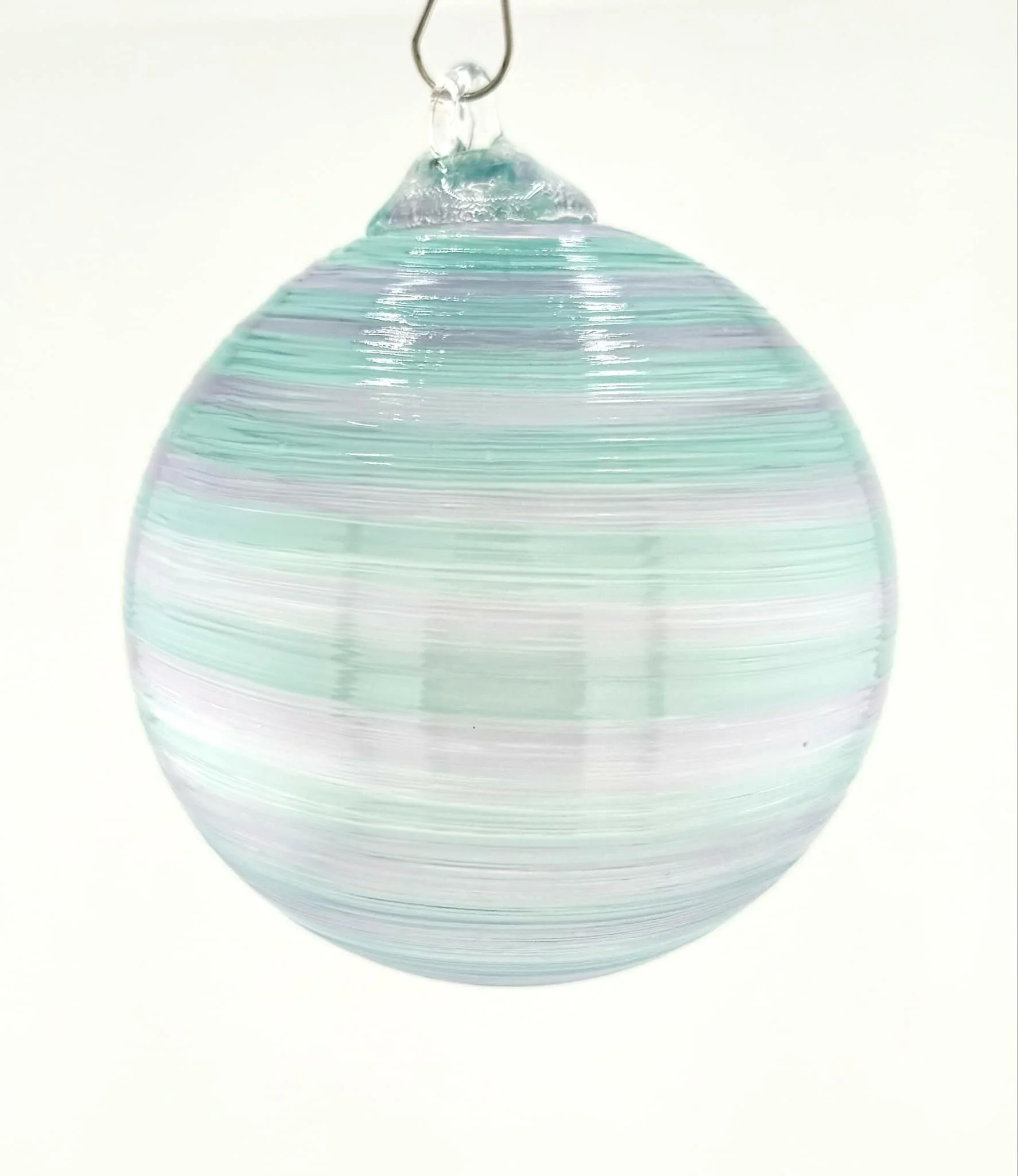 Tylan Twist Ornament - Teal/Lilac