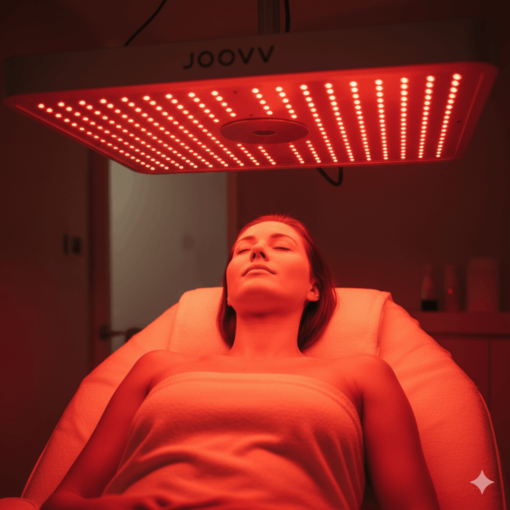 medical grade light therapy to compliment anti-aging facials esthetics beauty salon winnipeg osborne st vital