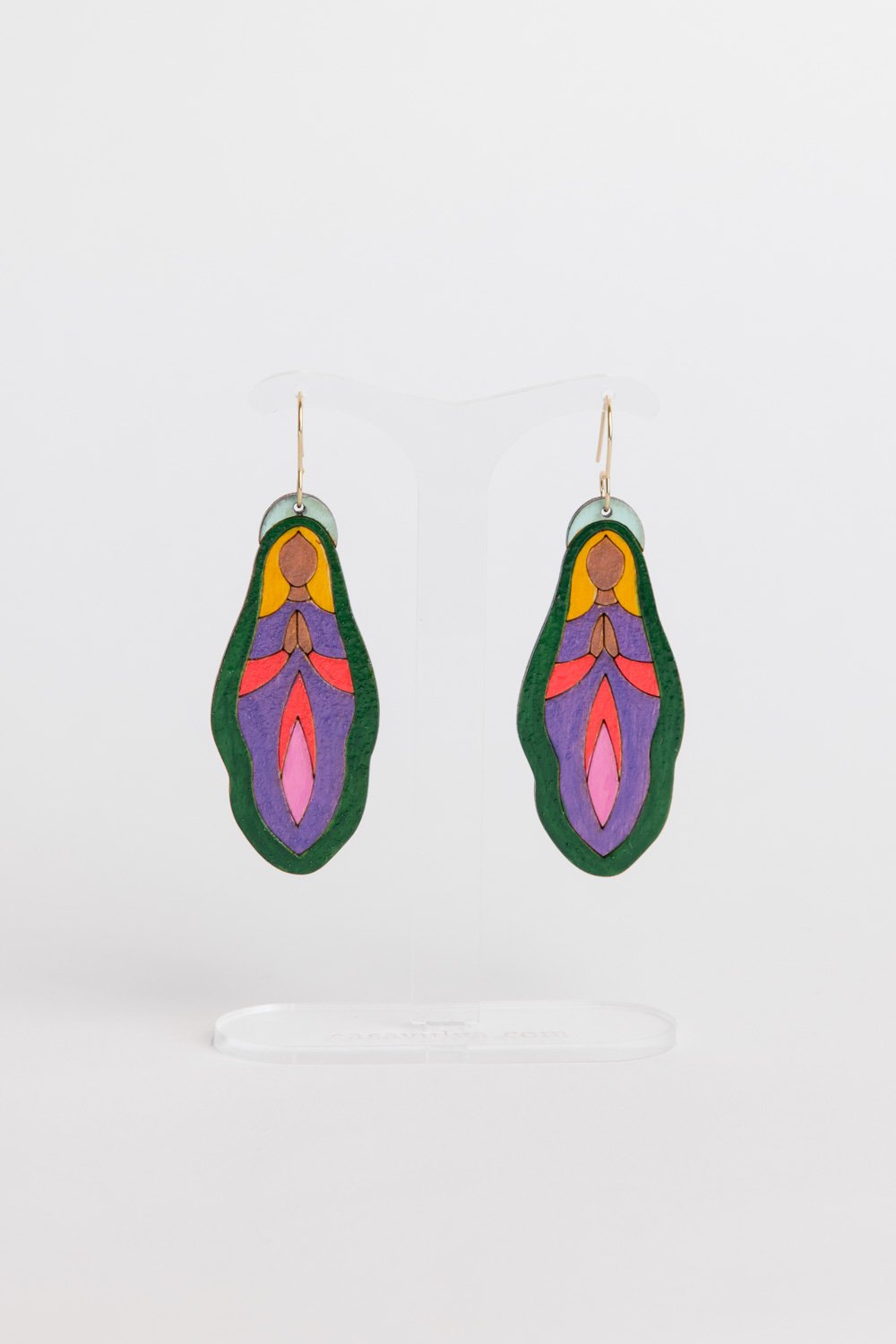 Holy Vulva Earrings - Seed Queen