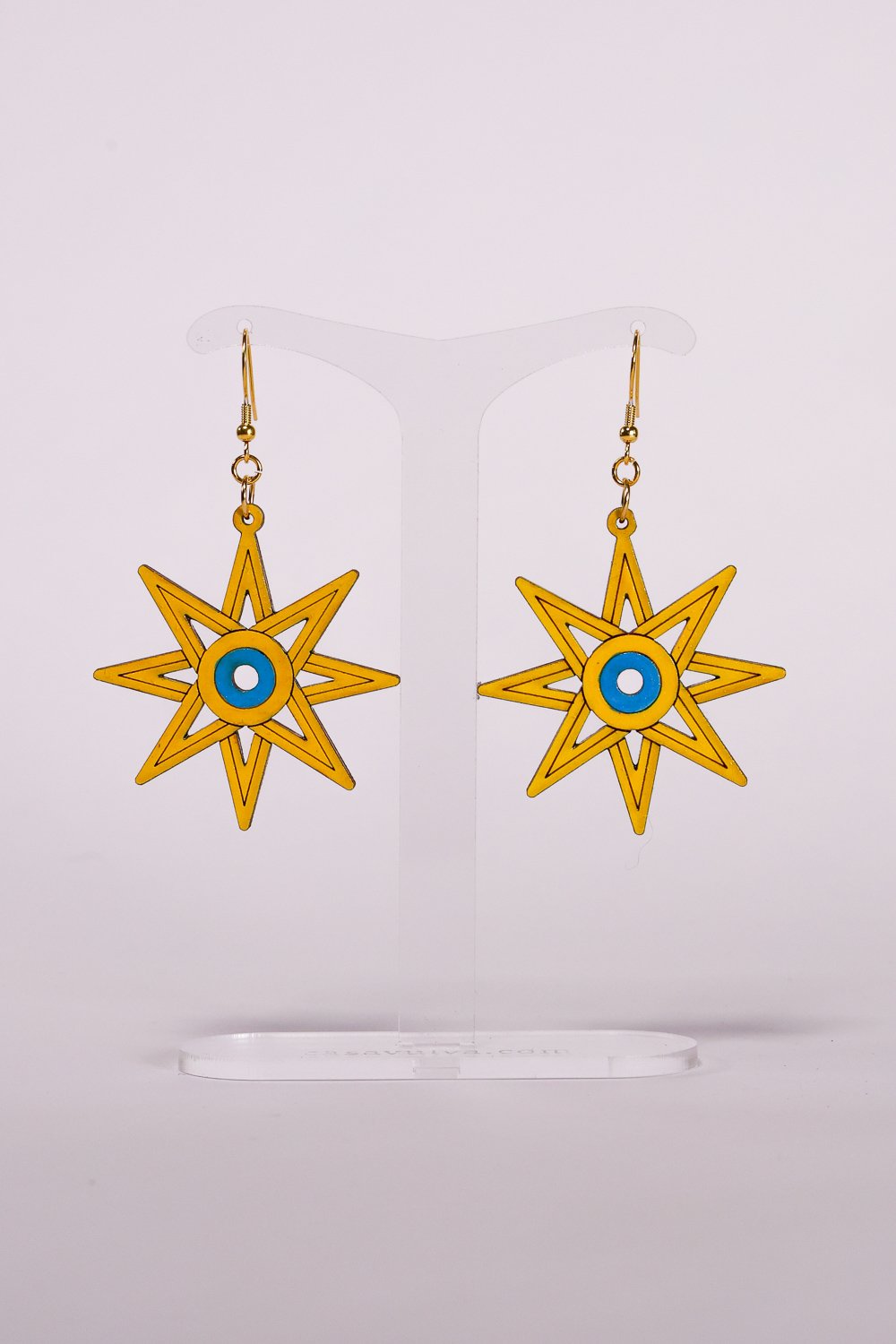 Star of Ishtar Earrings - Inanna's Crown