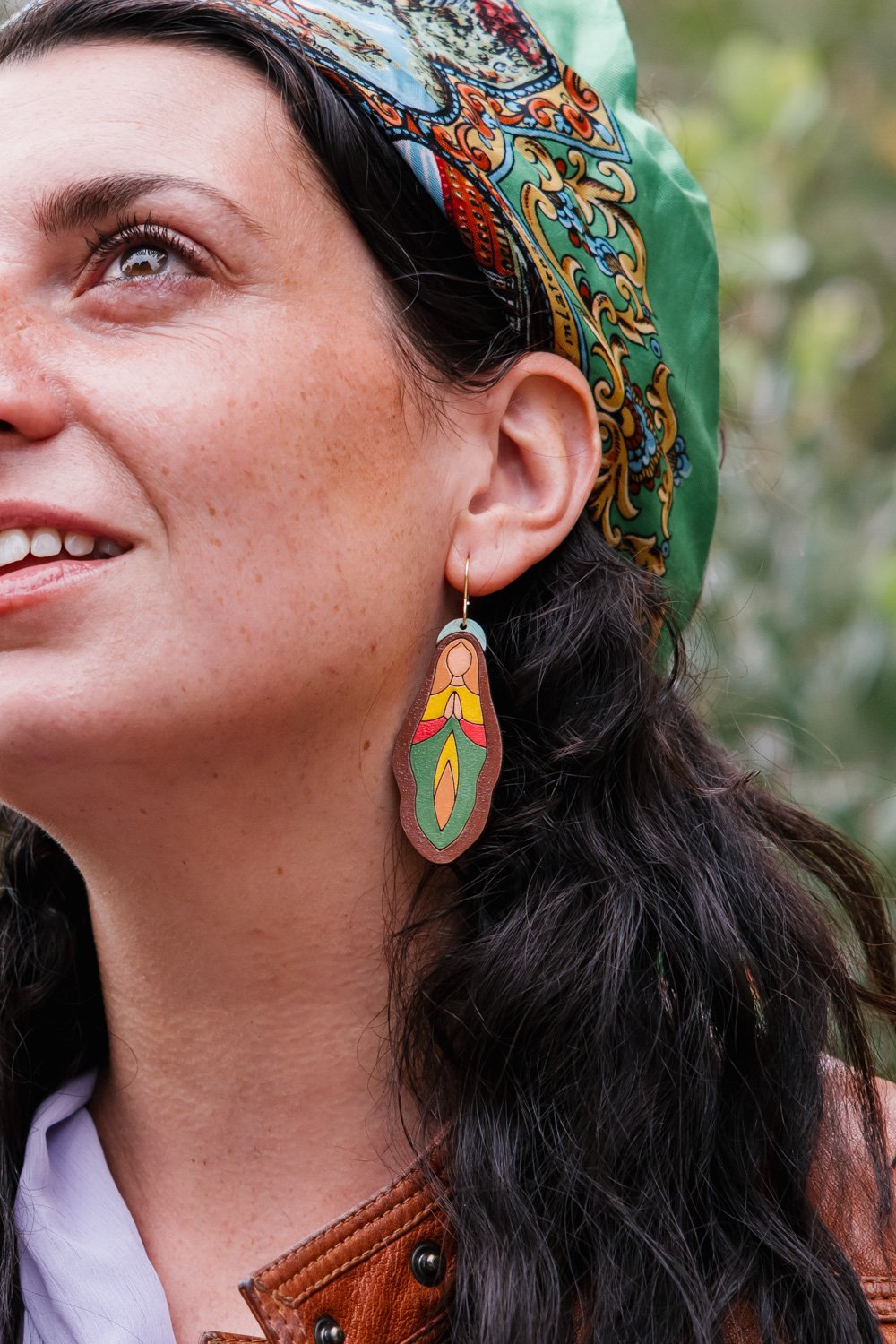 Holy Vulva Earrings - Sacred Harvest