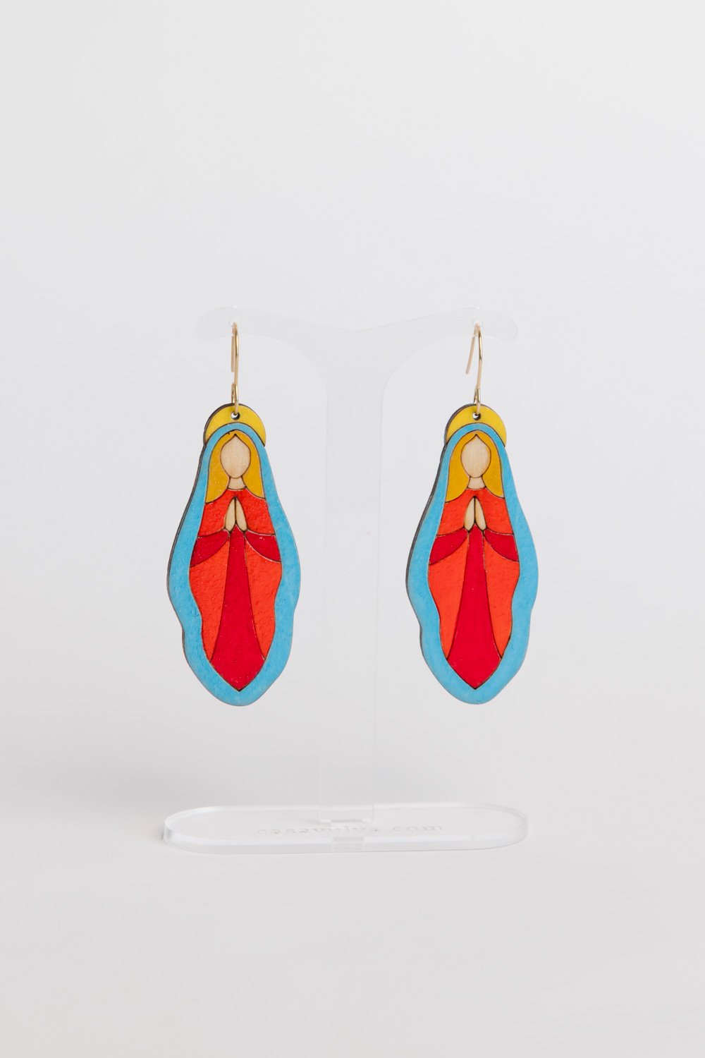 Holy Vulva Earrings - Mystic Milk