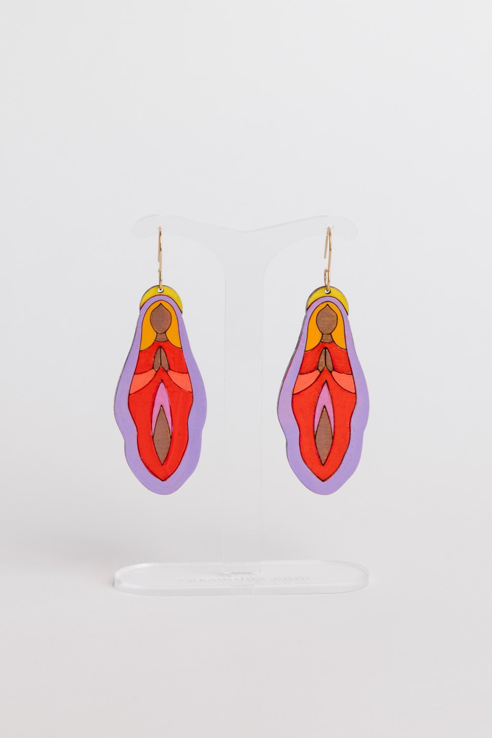 Holy Vulva Earrings - Divine Love