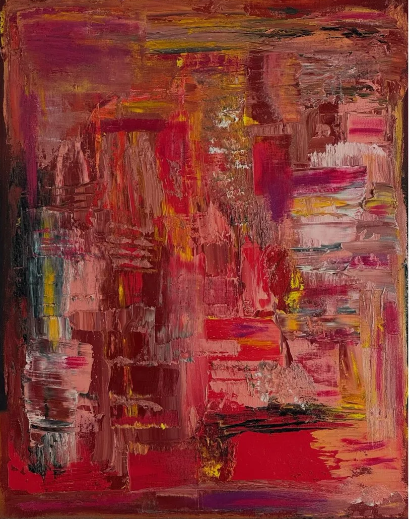 Hues of Heart Print