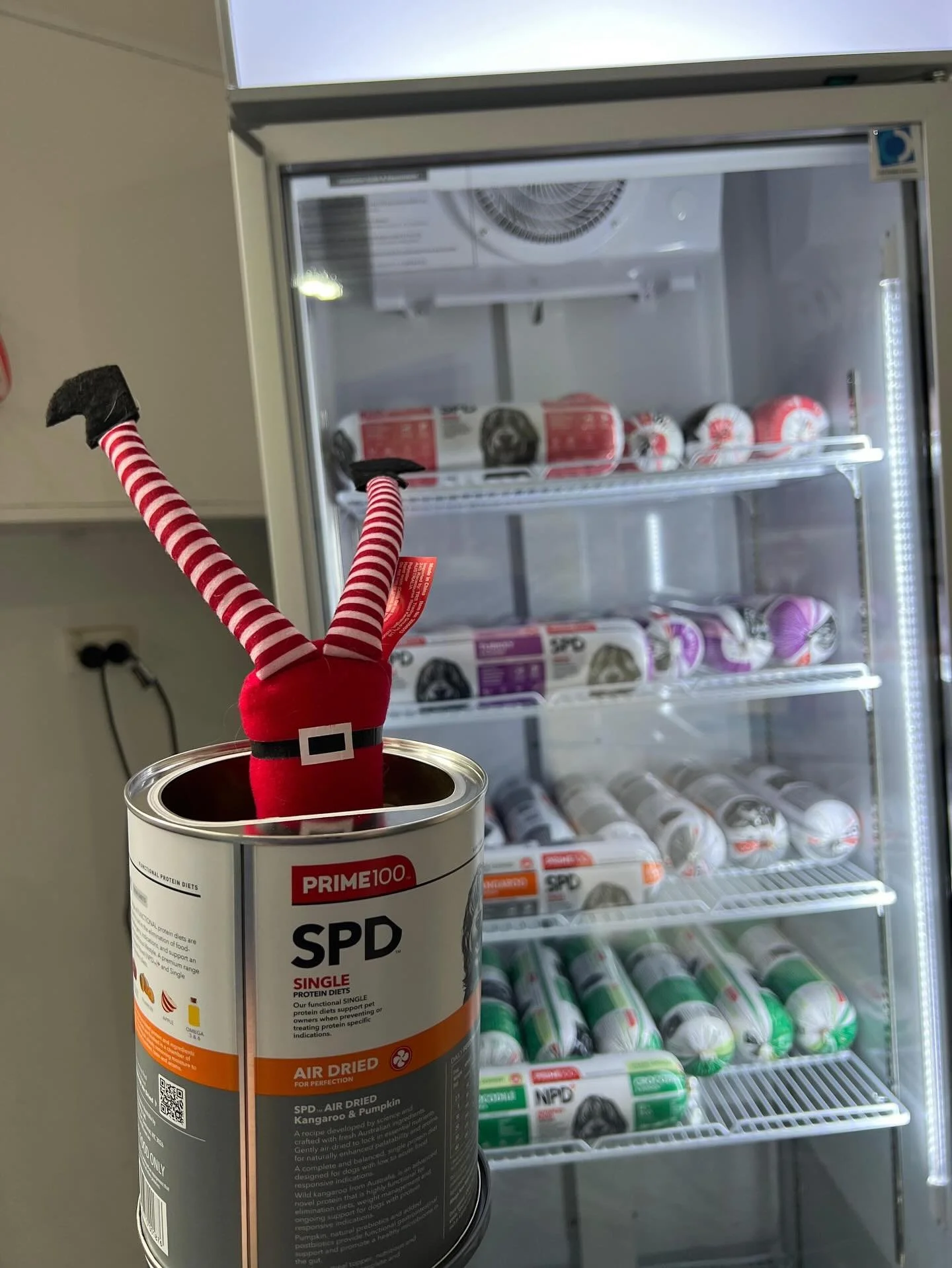 🎄🐾 Tinsel&rsquo;s Christmas PSA for Pets!

Listen up, festive friends &mdash; Tinsel has an important holiday message (delivered while diving into a can of SPD):

Christmas ham is for humans.
Pets + ham = unhappy tummies, pancreatitis, and a very u